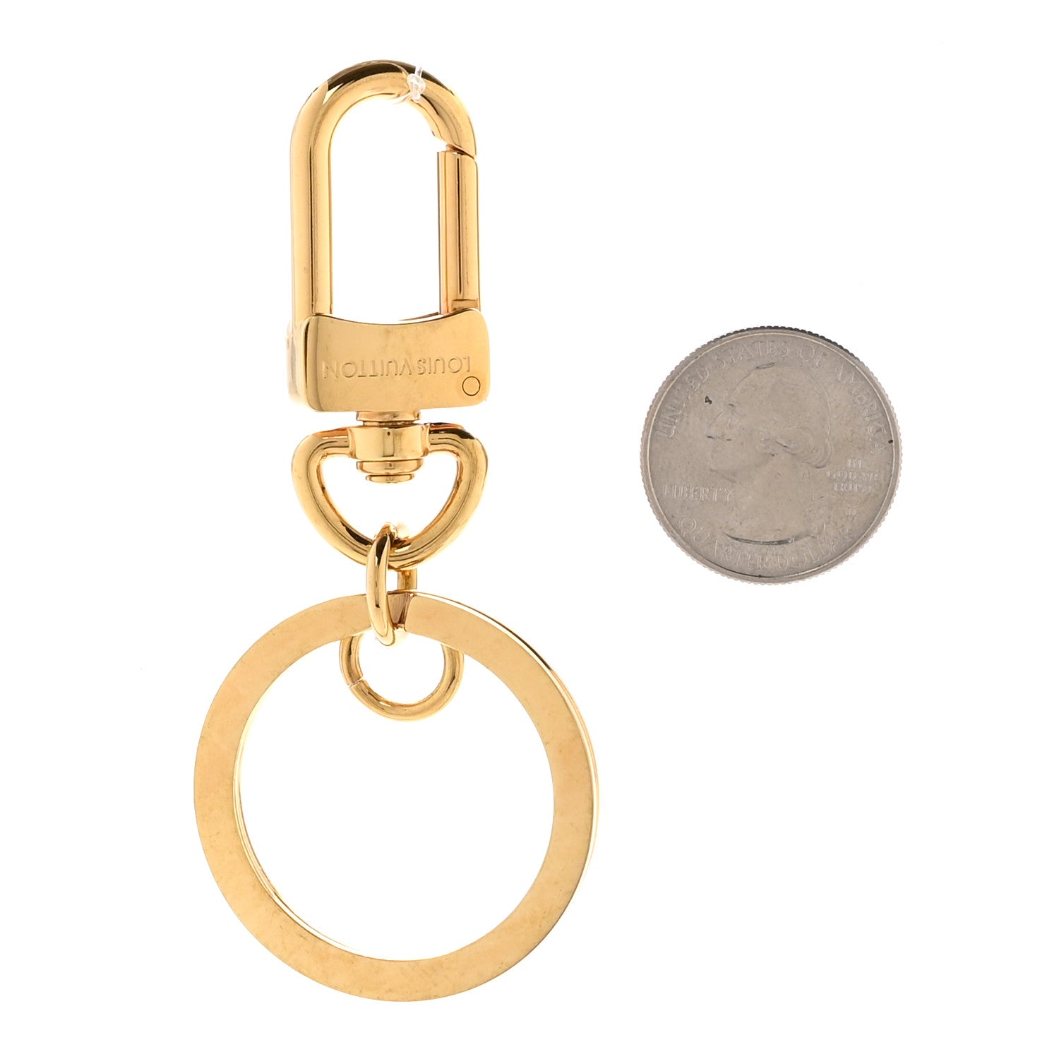 Artsy Key Ring Holder Gold