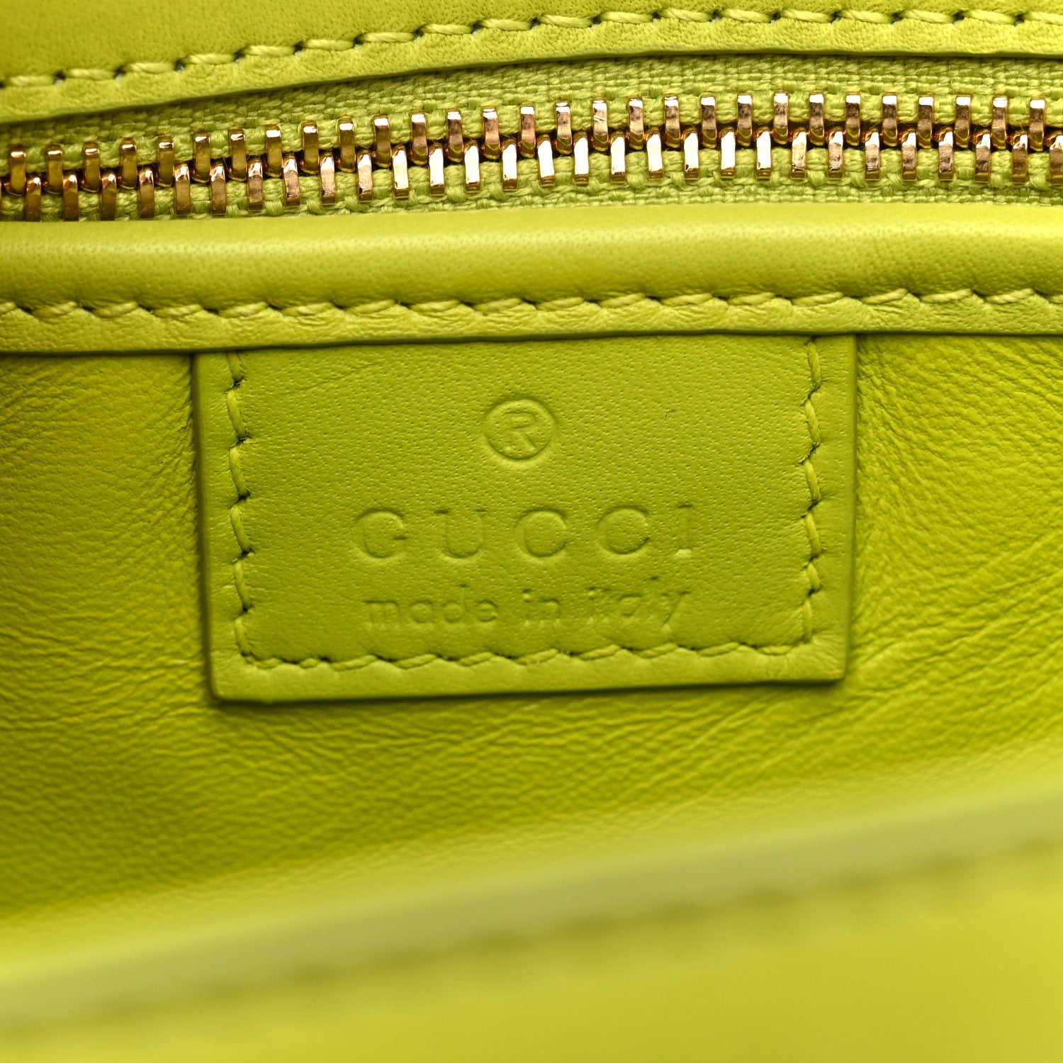 Calfskin Medium Bamboo Green