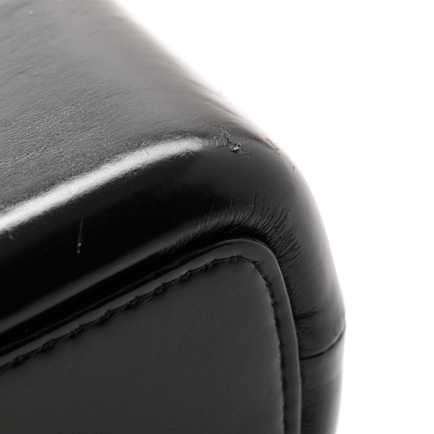 Aged Calfskin Quilted Large Gabrielle Hobo Black