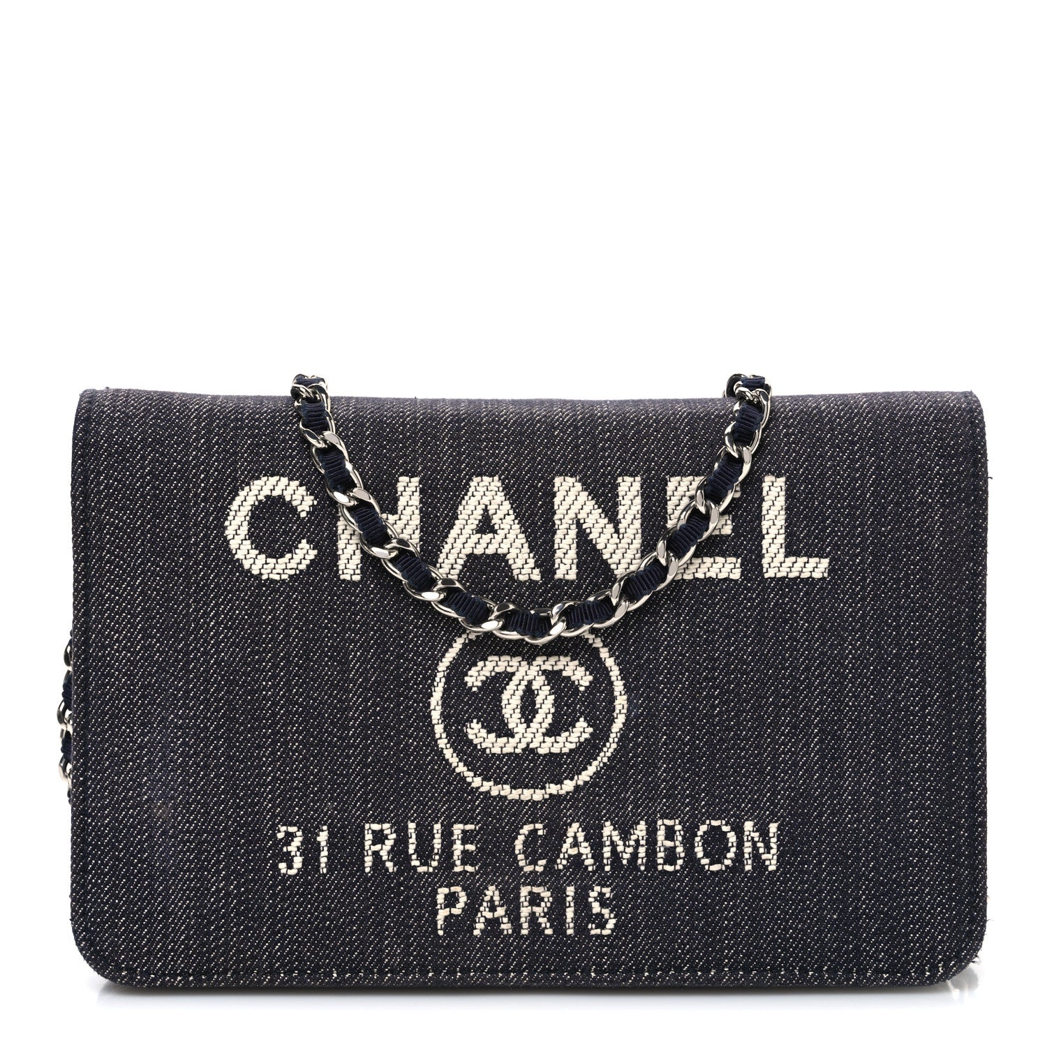 Canvas Deauville Wallet On Chain WOC Dark Blue