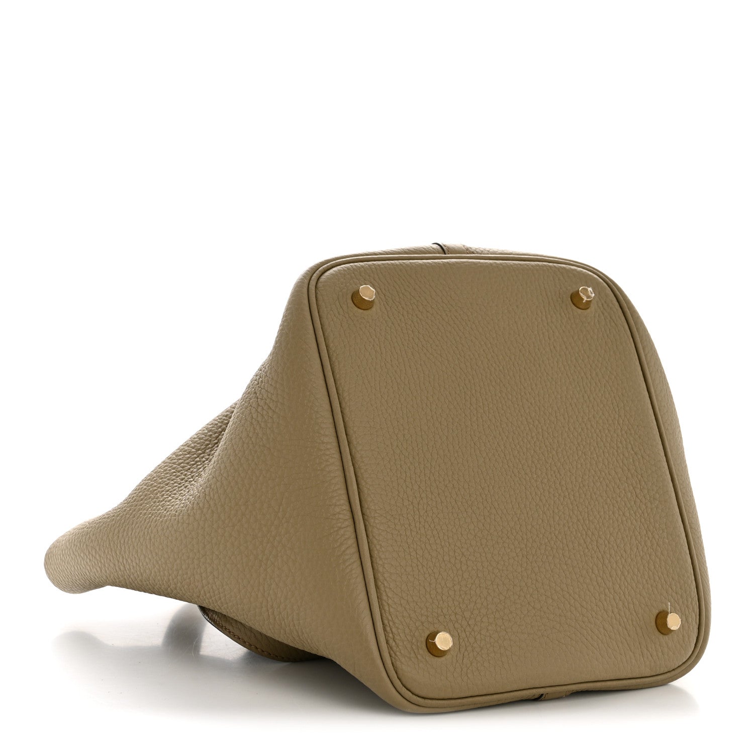 Taurillon Clemence Picotin Lock 22 MM Beige Marfa