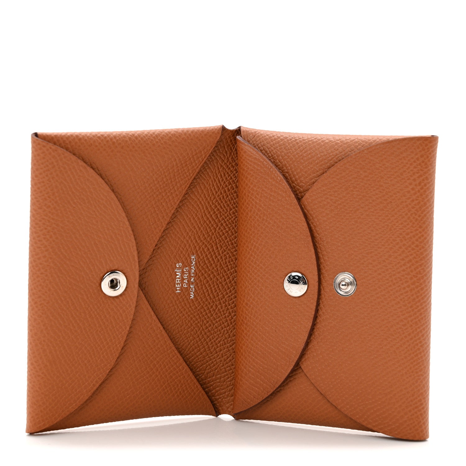 Epsom Calvi Duo Card Case Gold