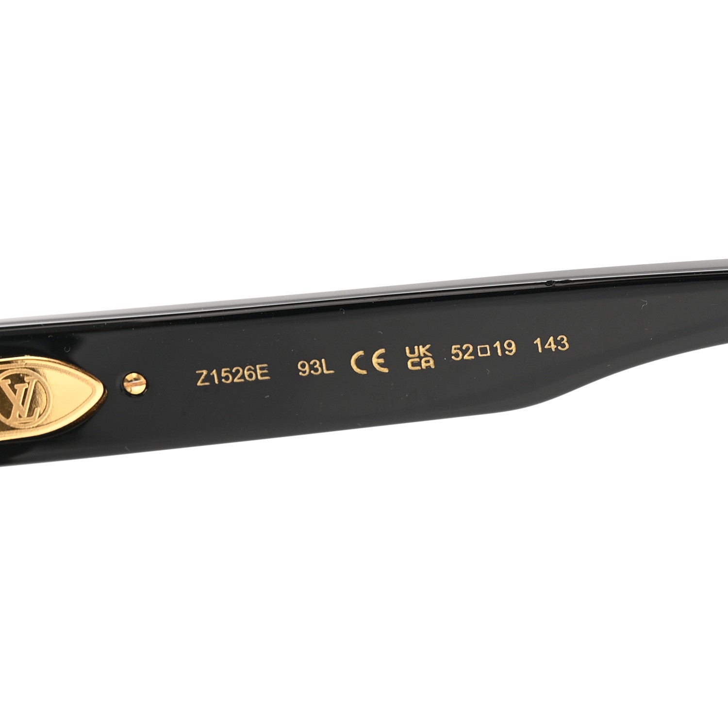 Acetate My Monogram Square Sunglasses Z1526E Black