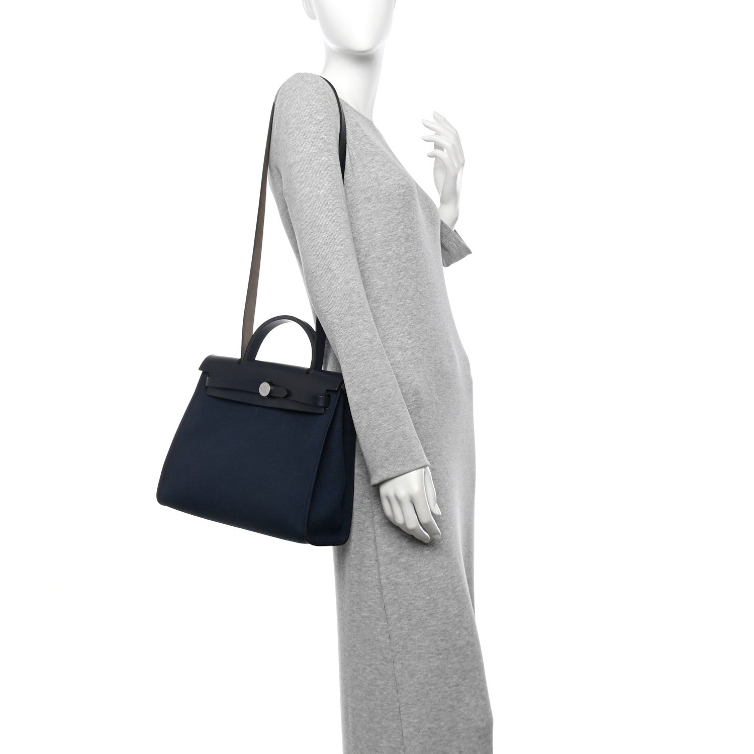 Military Toile Vache Hunter Herbag Zip PM 31 Bleu Marine Bleu Indigo