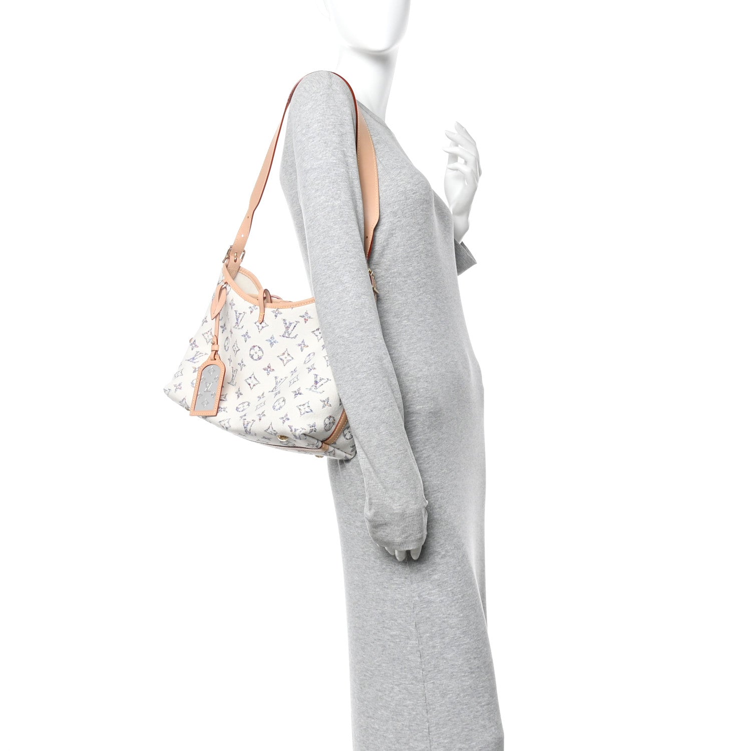 Monogram Jacquard CarryAll PM Multicolor Beige