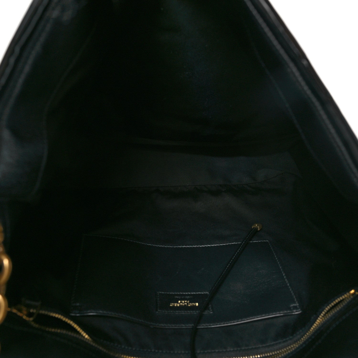 Patent Matelasse Monogram Large Jamie 4.3 Black