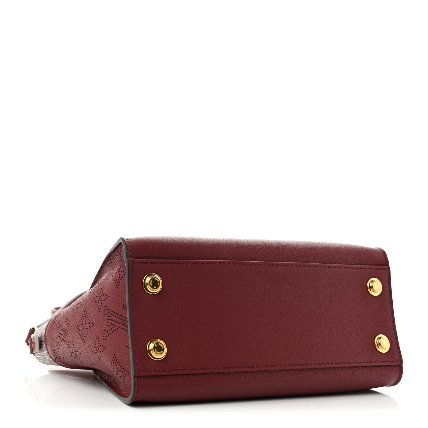Calfskin Karung Snakeskin Mahina On My Side PM  Griotte Red