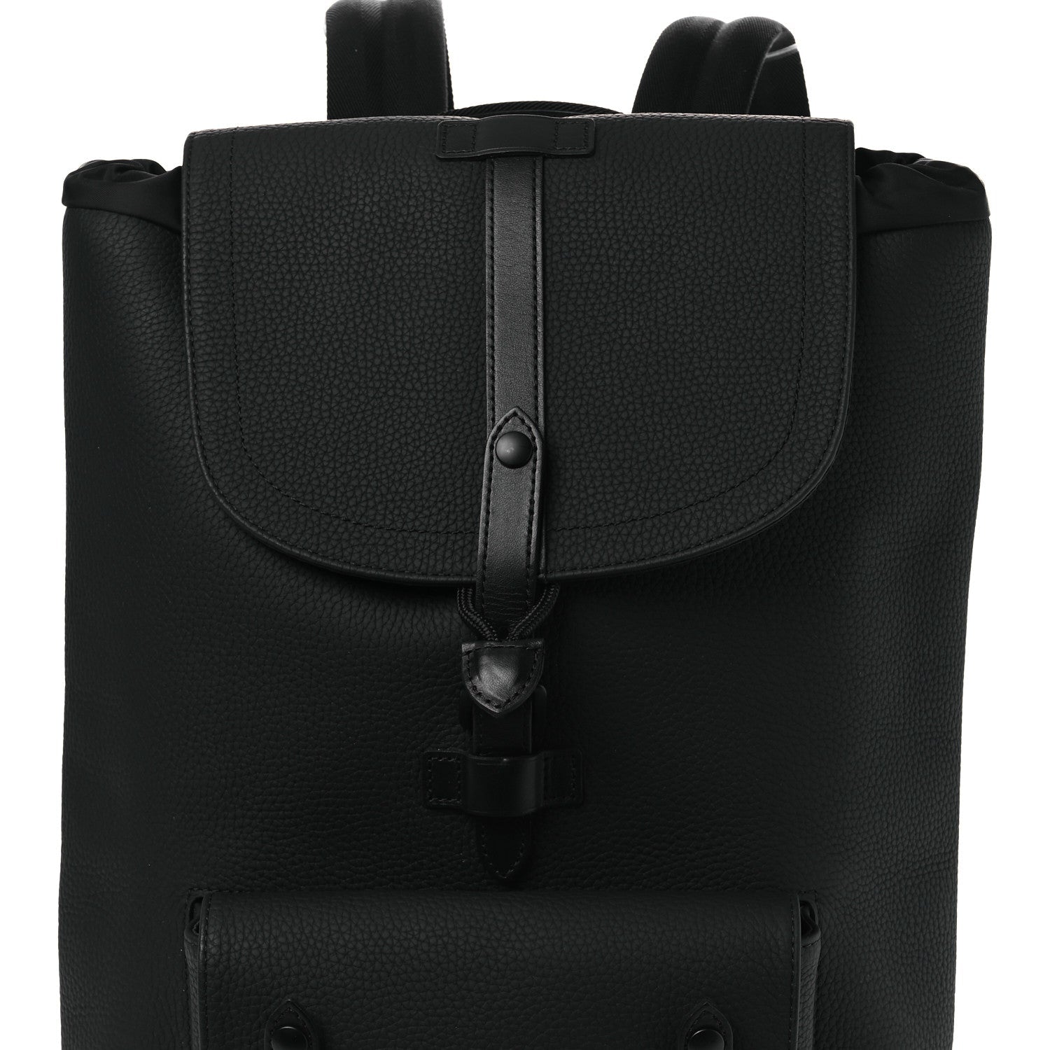 Taurillon Christopher Slim Backpack Black