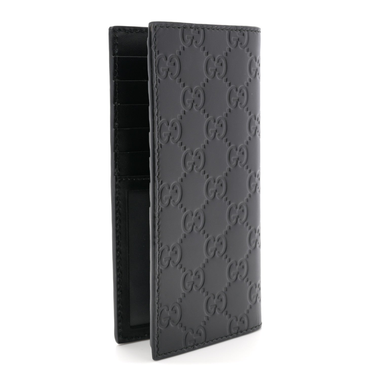 Guccissima Long Wallet Black