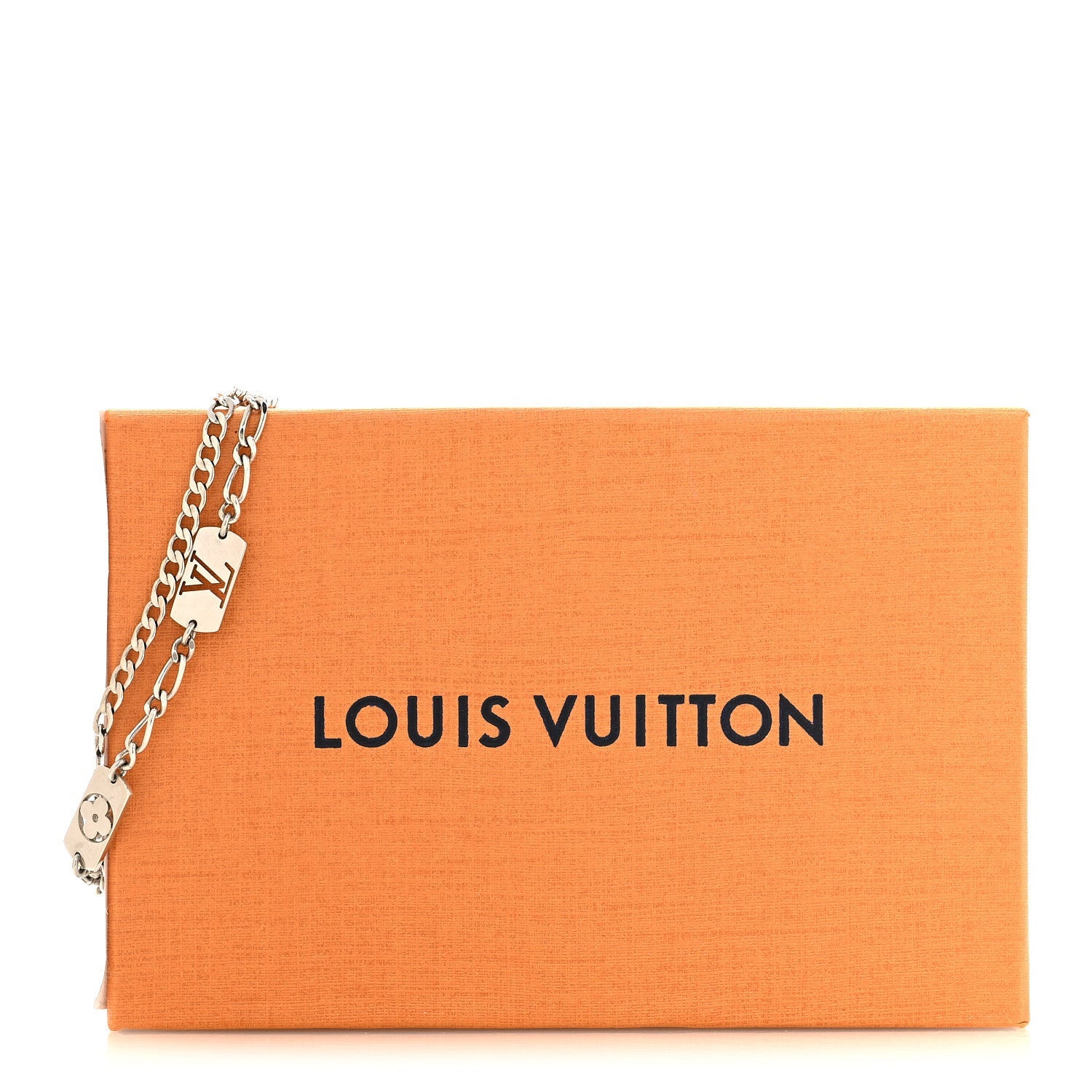 Monogram LV Double Chain Bracelet Silver