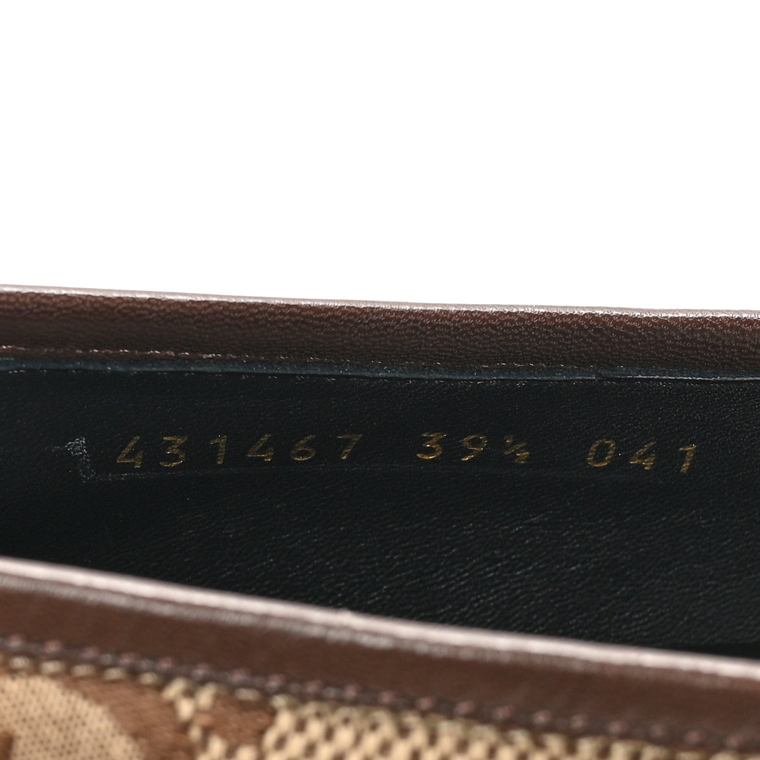 Monogram Jumbo GG Malaga Kid Horsebit Womens Jordaan Loafers 39.5 Camel Ebony New Acero Beige