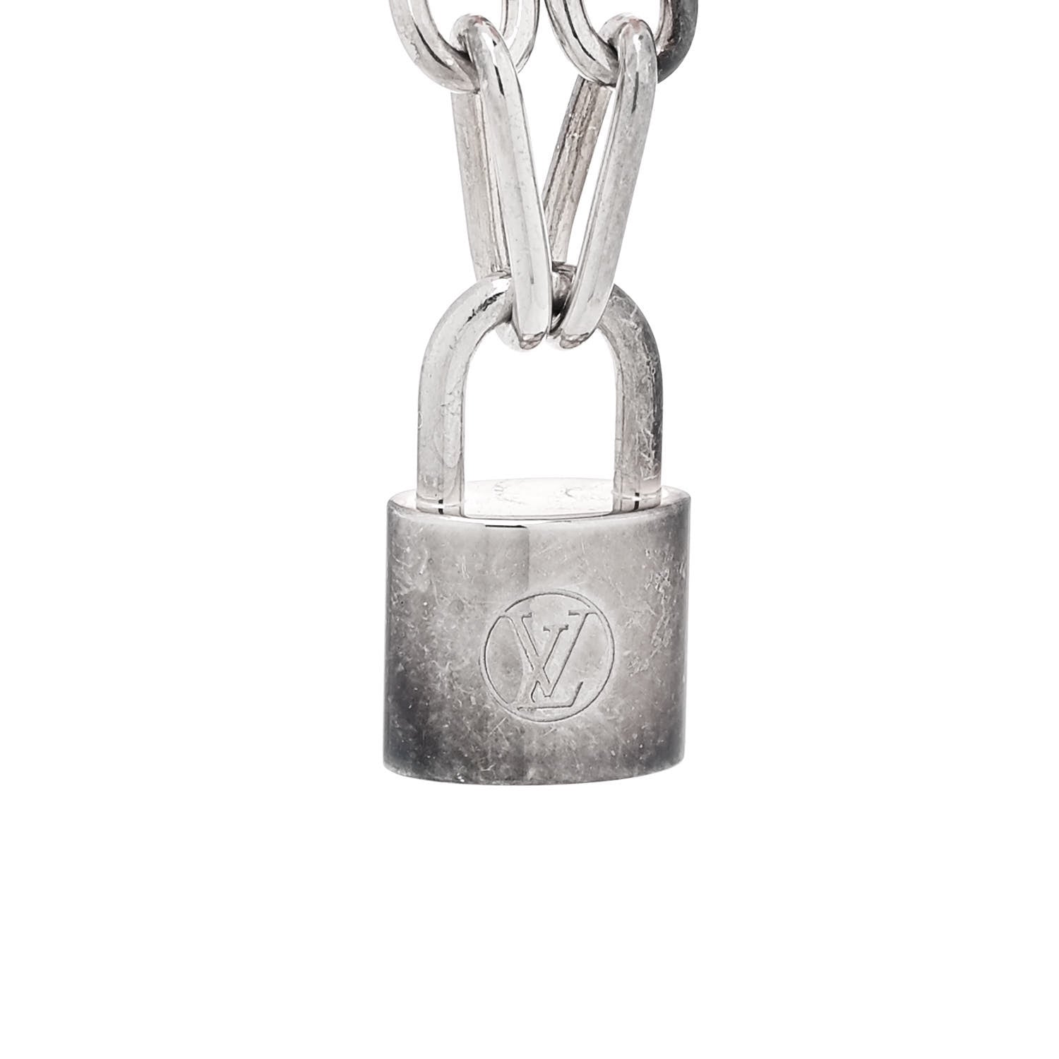 X Virgil Abloh Sterling Silver Lockit Bracelet Orange