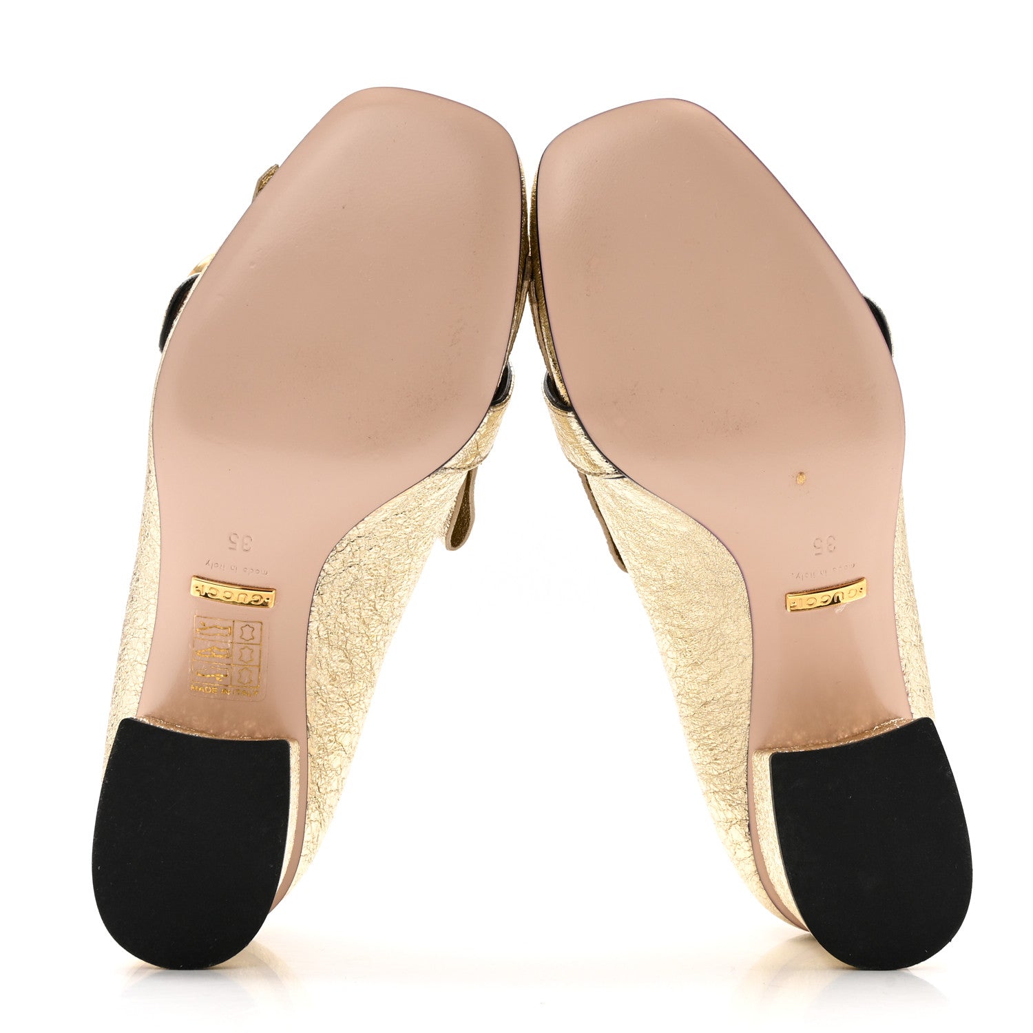 Galassia GG Marmont Fringe 50mm Loafer Pumps 35 Platino