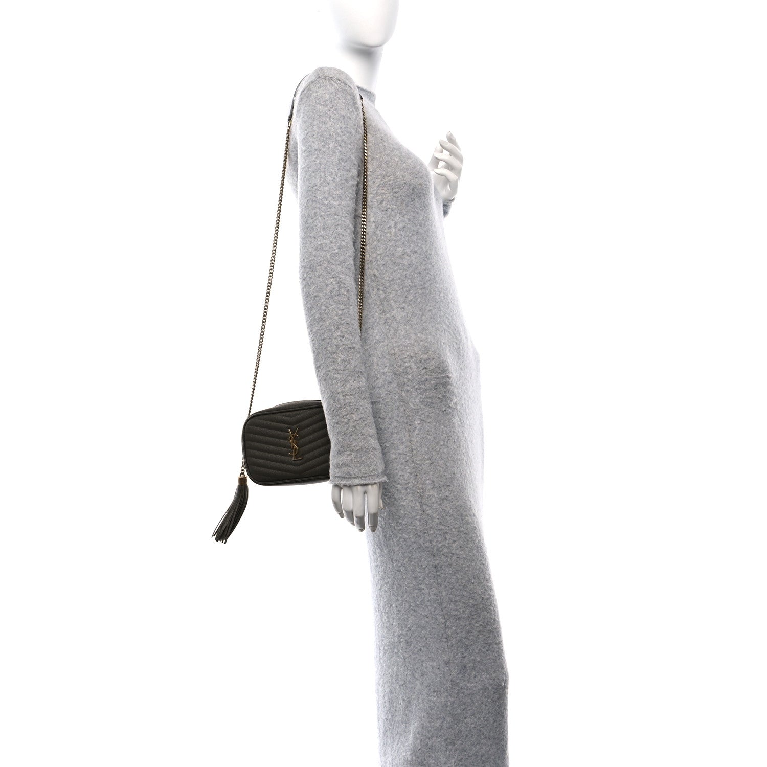 Grain De Poudre Matelasse Monogram Mini Lou Camera Bag Seaweed