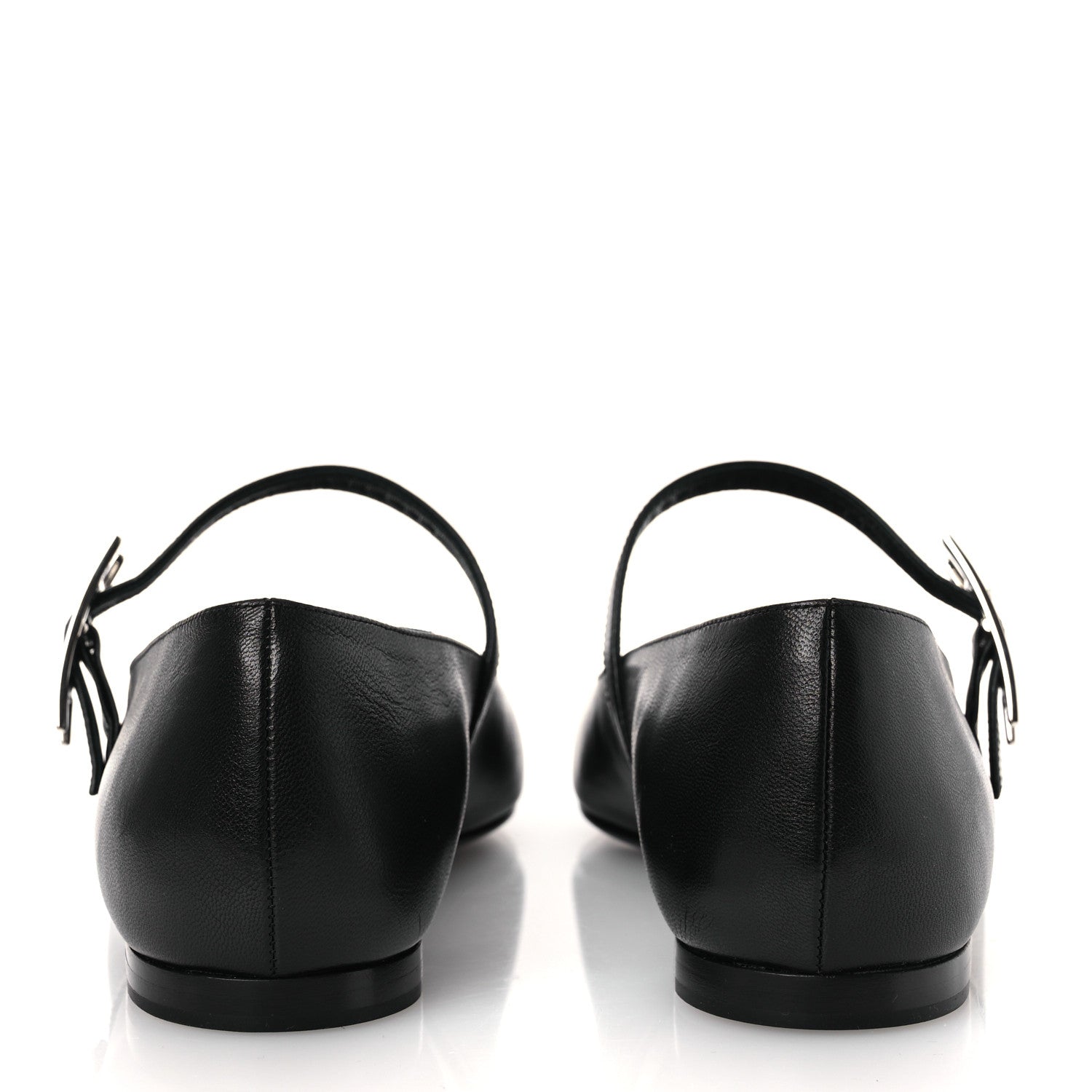 Goatskin Jane Ballet Flats 36.5 Black