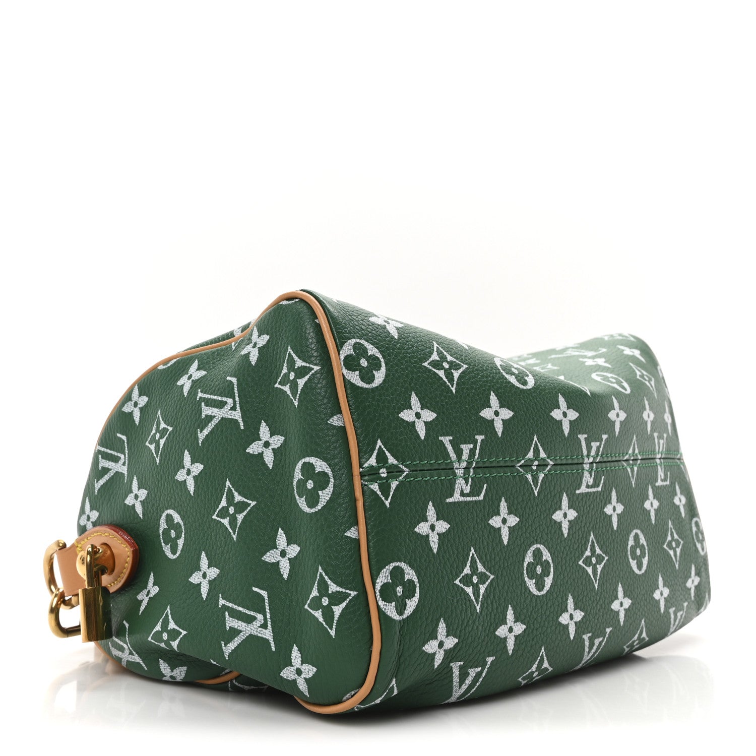 Calfskin Monogram Speedy P9 Bandouliere 25 Green