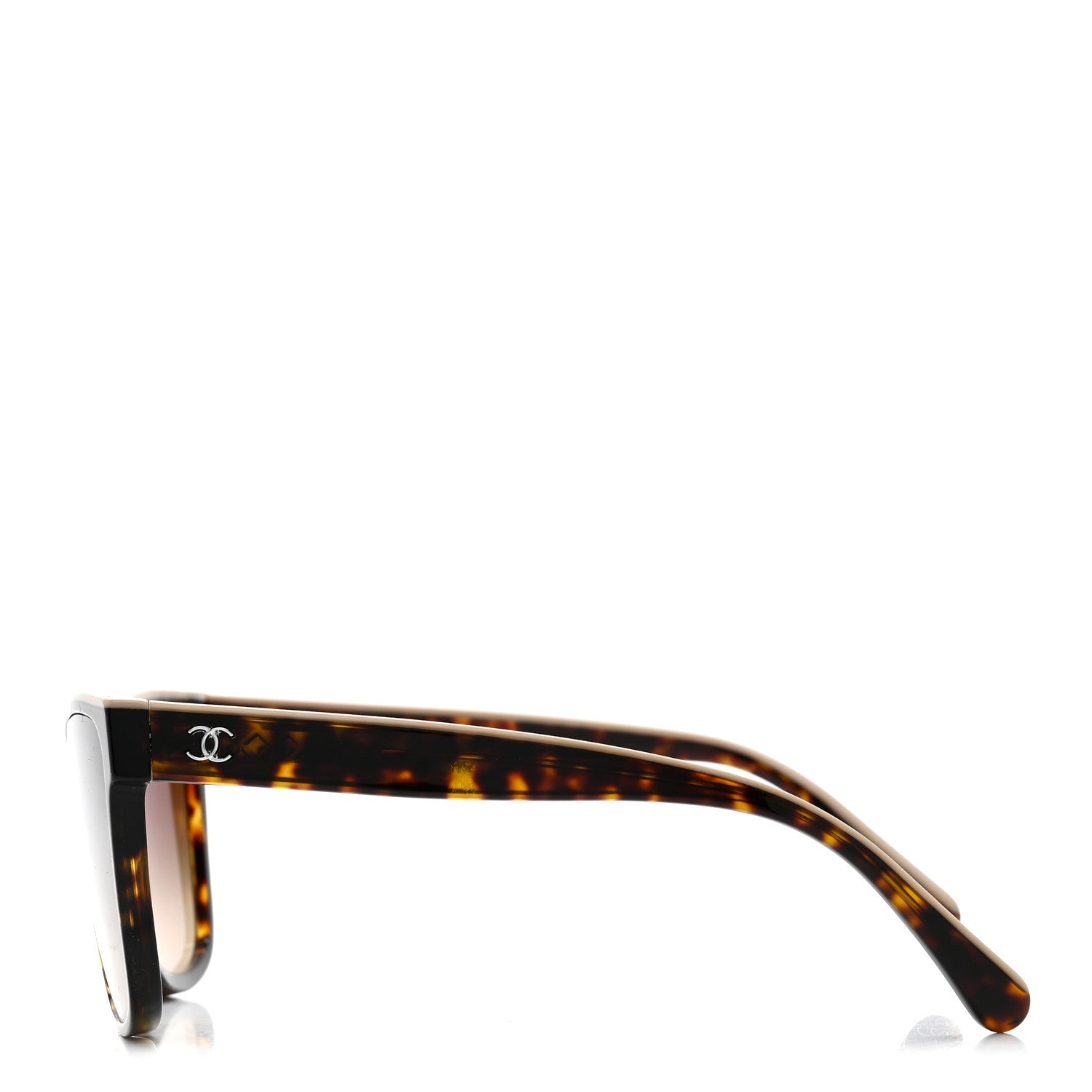 Acetate Logo Shield Sunglasses 5418 Tortoise