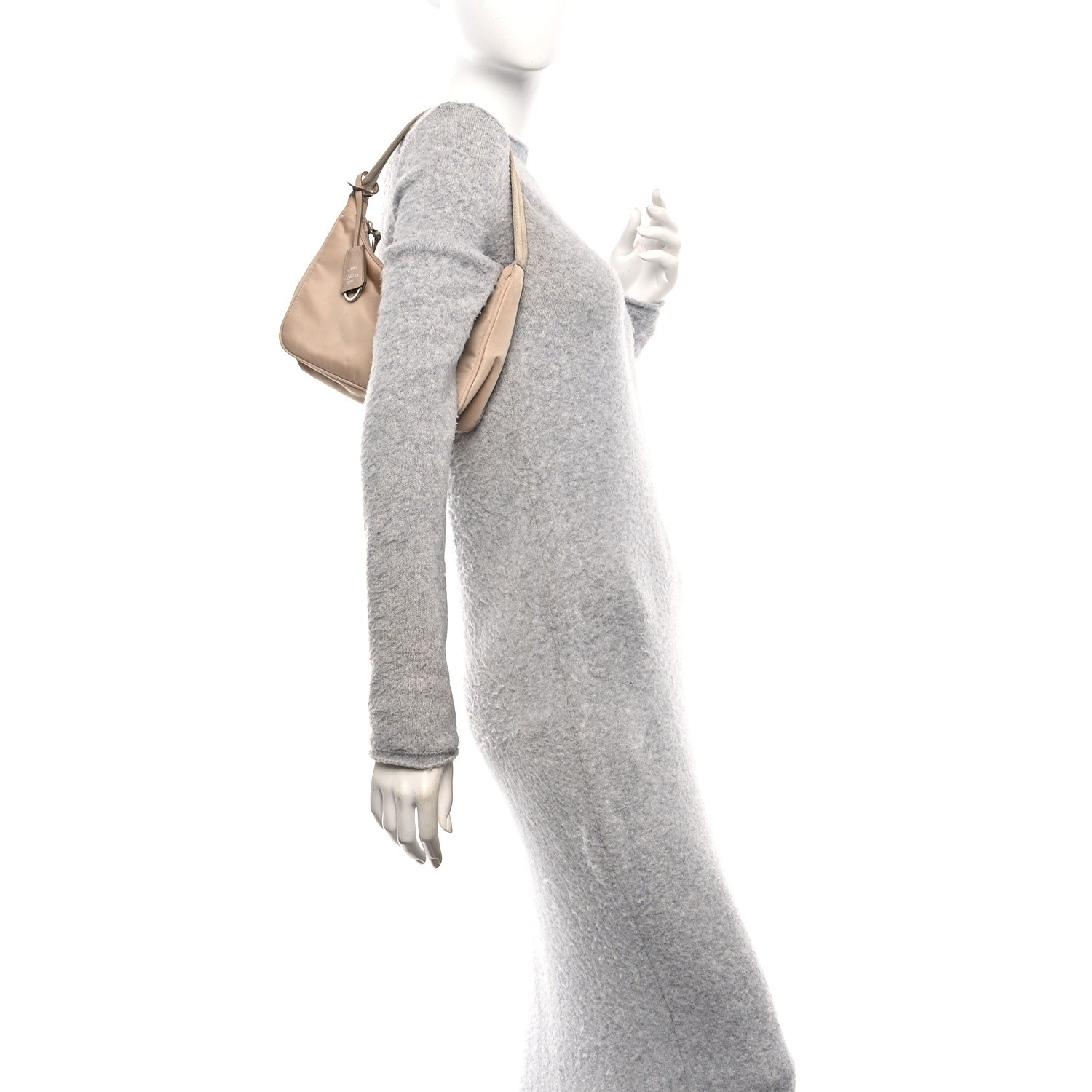 Tessuto Nylon Mini Re-Edition 2000 Bag Cammeo