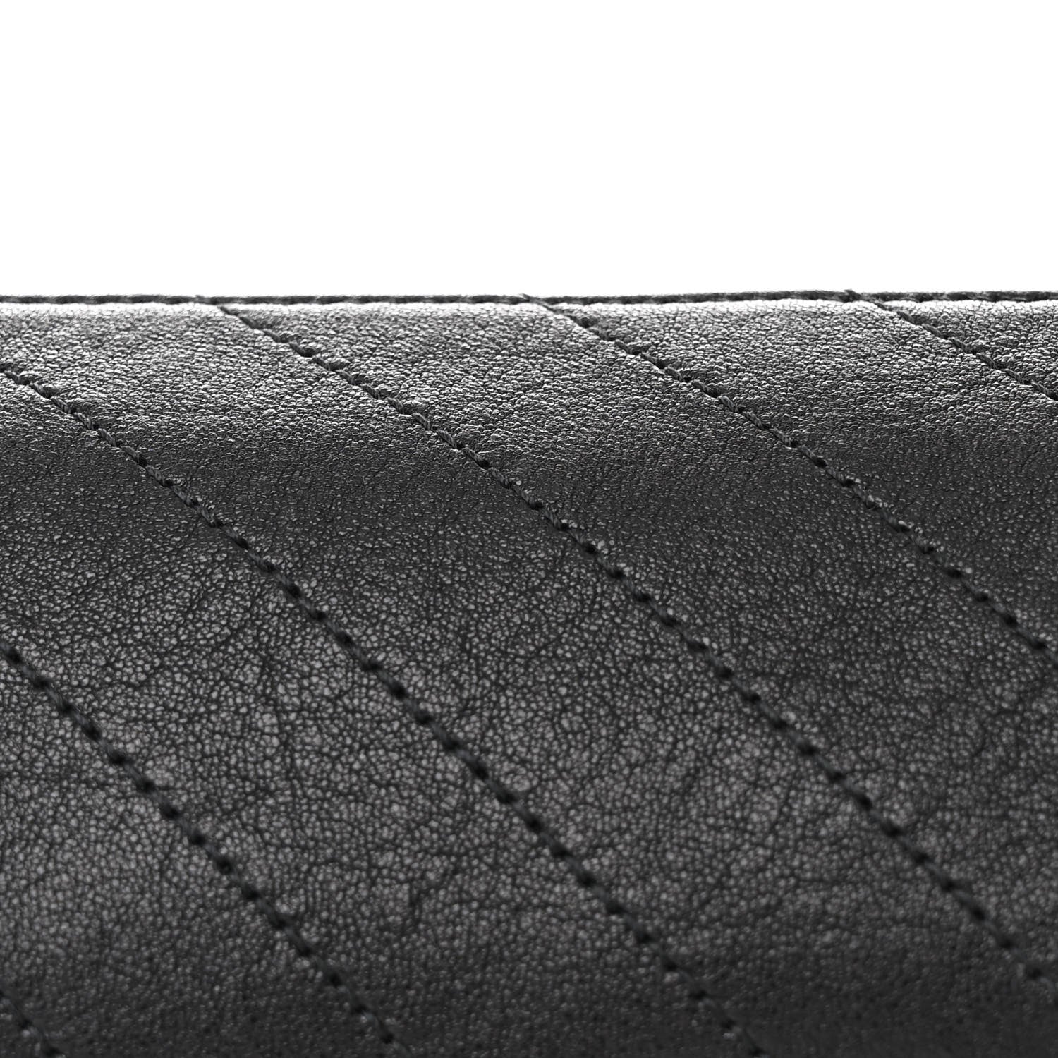 Sakai Be Green Calfskin Diagonal Stitched Mini Blondie Barrel Shoulder Bag Black