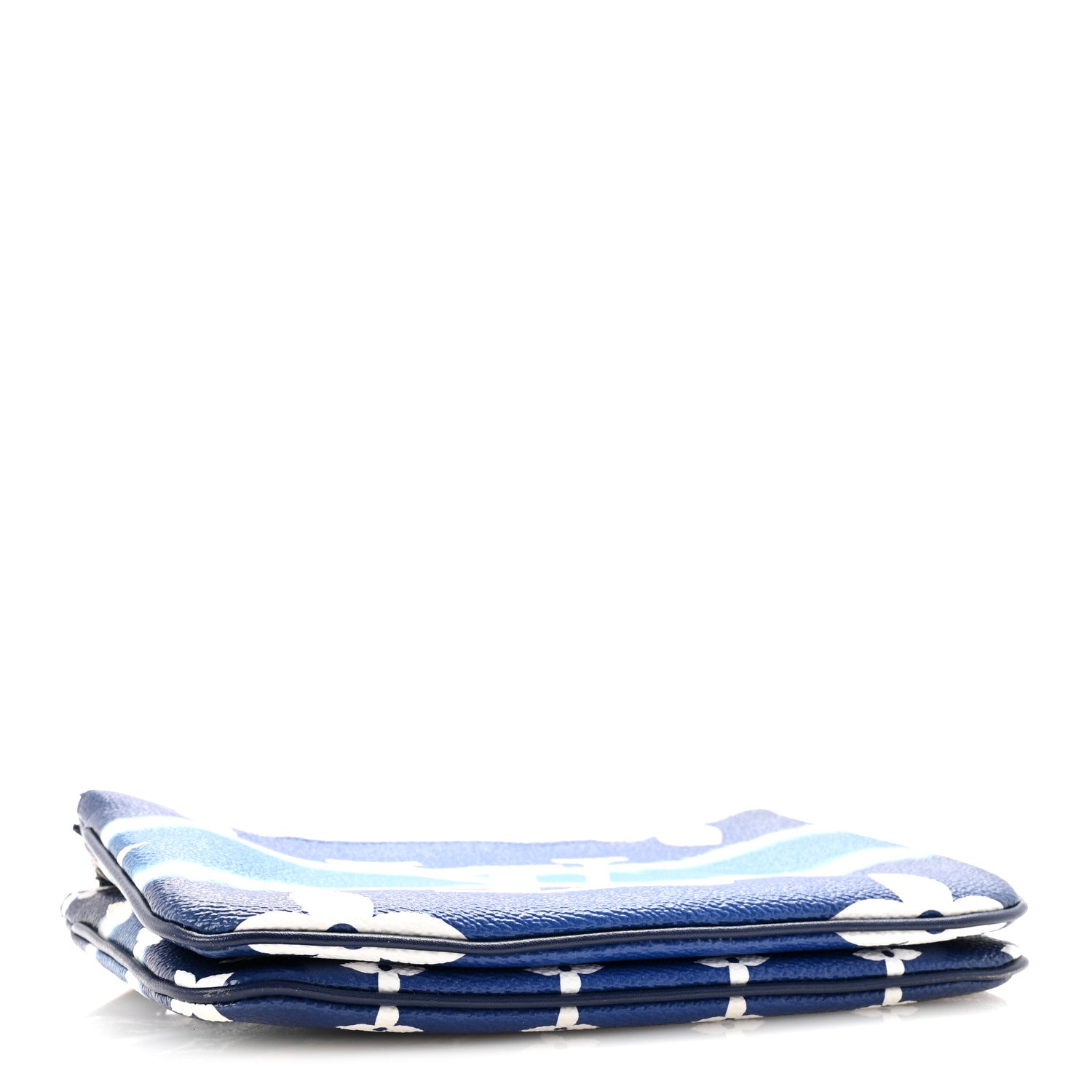 Monogram Giant Escale Double Zip Pochette Blue