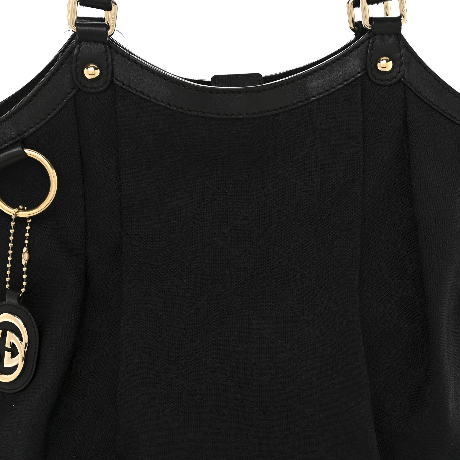 Monogram Large Sukey Black