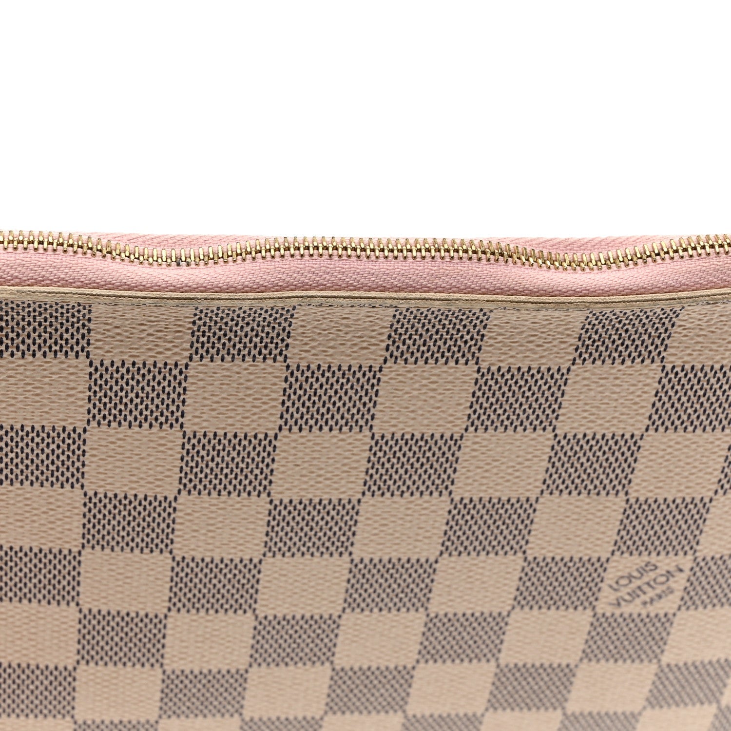 Damier Azur Neverfull MM GM Pochette Rose Ballerine