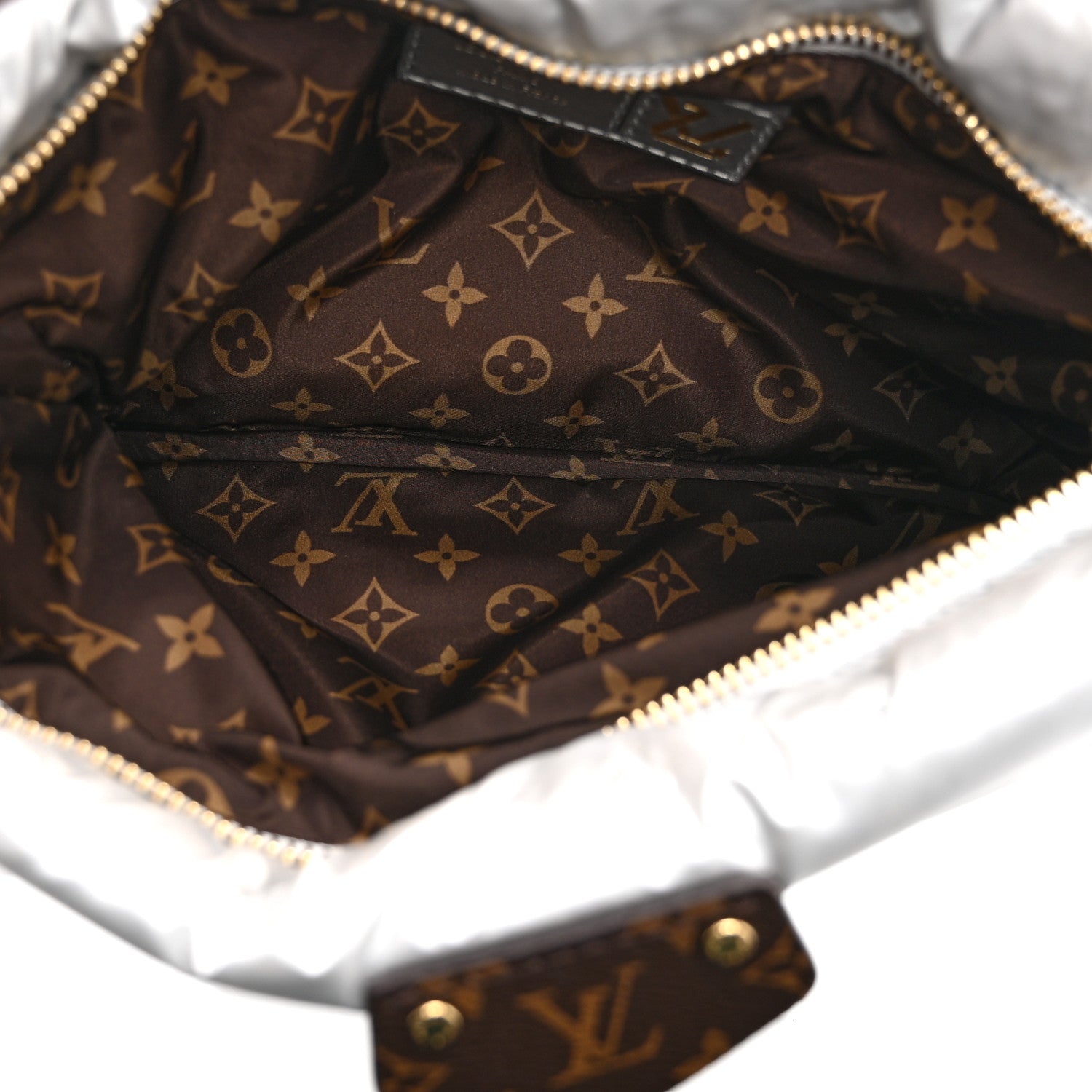 Econyl Monogram Pillow Maxi Multi Pochette Accessories Navy Silver