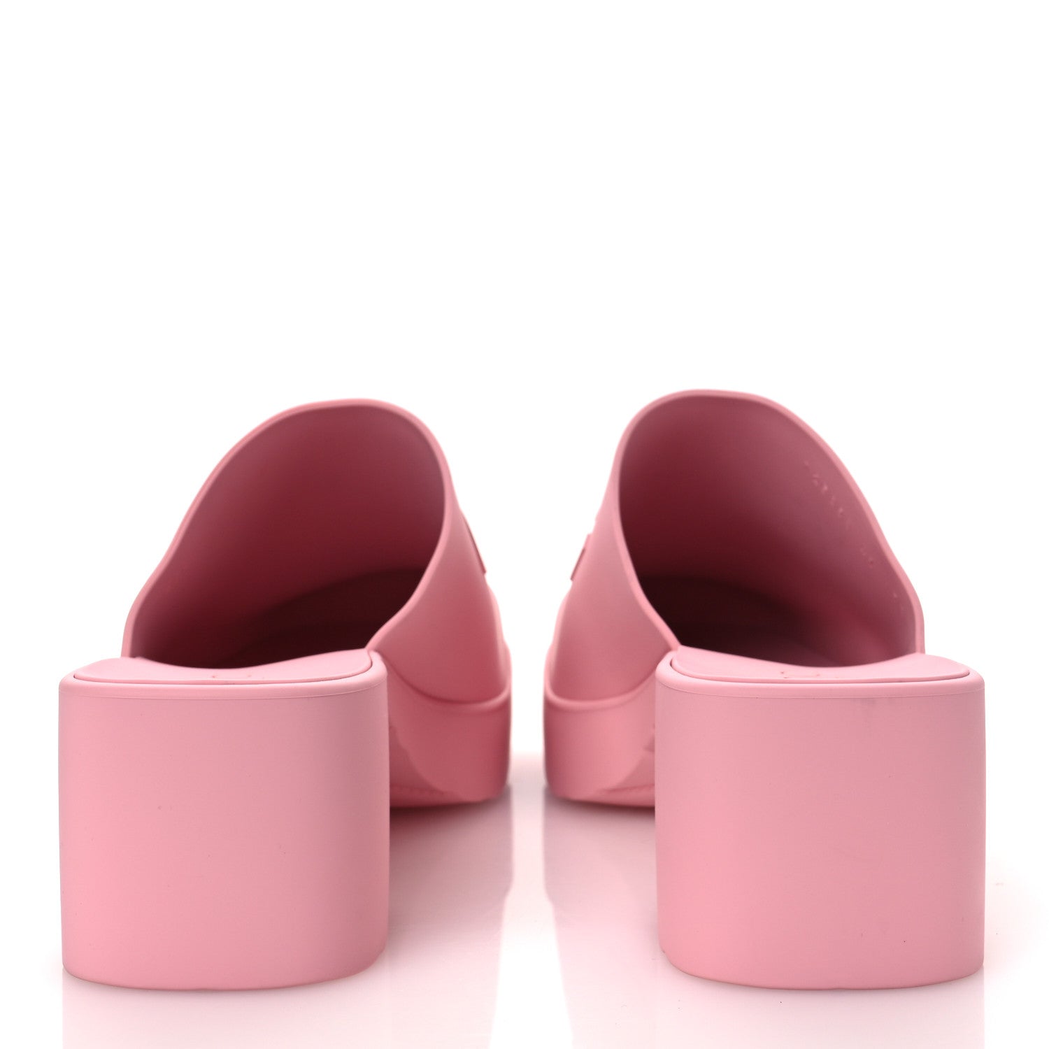 Rubber Gucci Logo Womens Platform 20/60mm Slide Sandals 41 Wild Rose