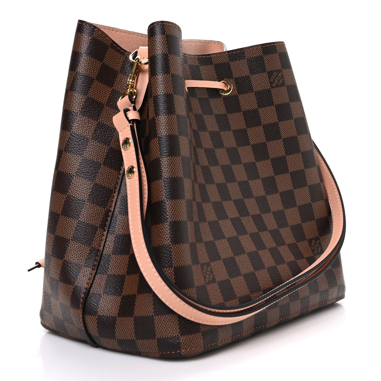 Damier Ebene Neonoe MM Venus Pink