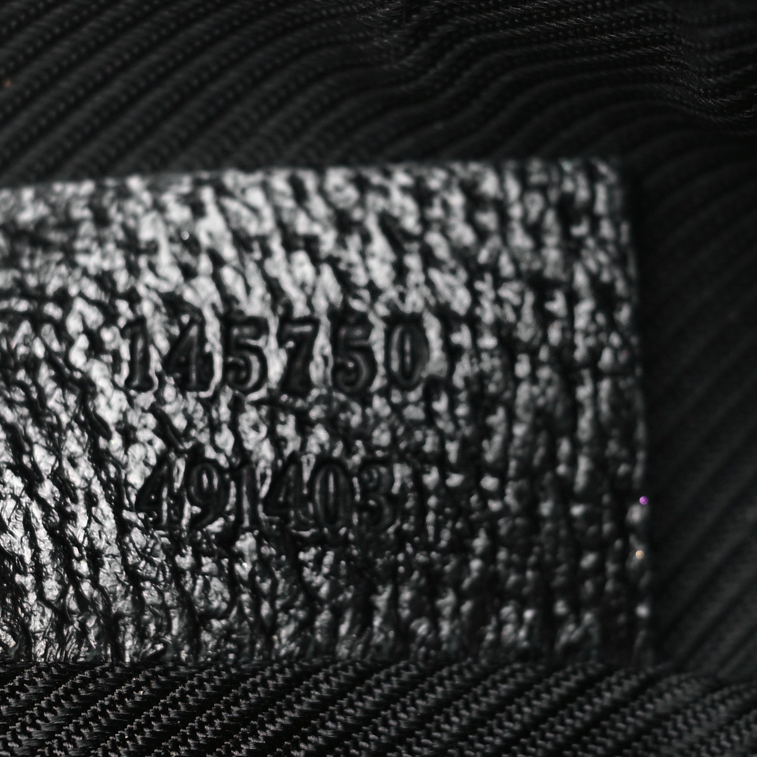 Monogram D Ring Cosmetic Case Black