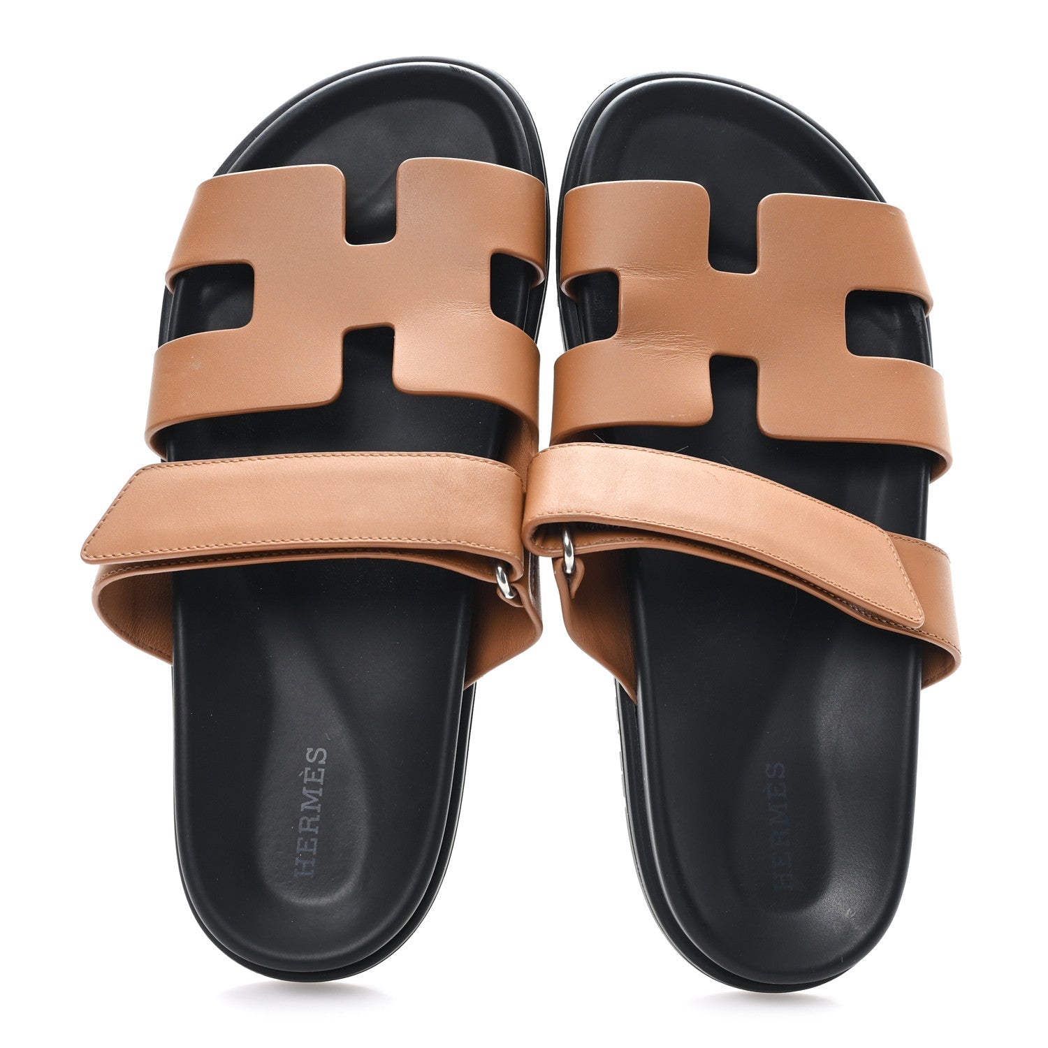 Calfskin Womens Chypre Sandals 39 Naturel