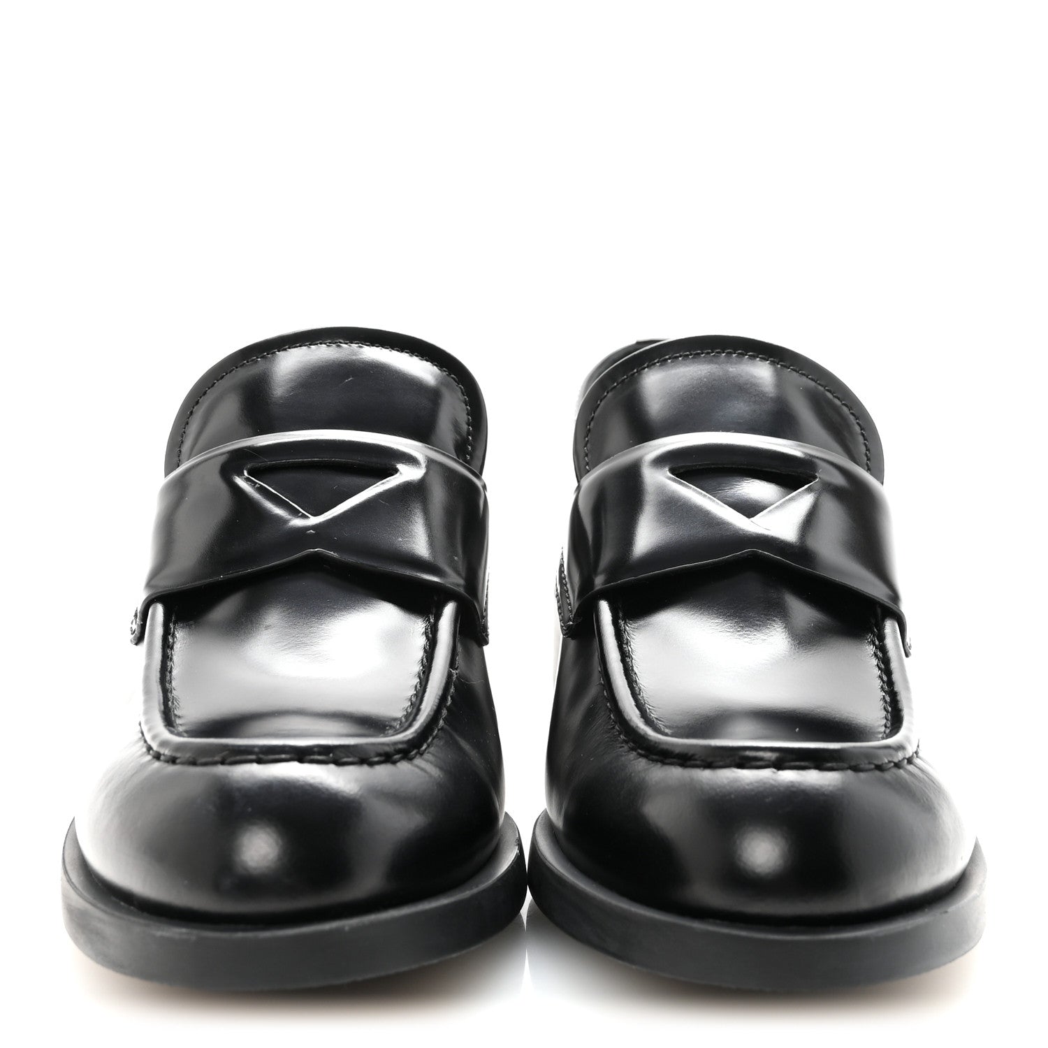 Spazzolato Loafers 38 Black