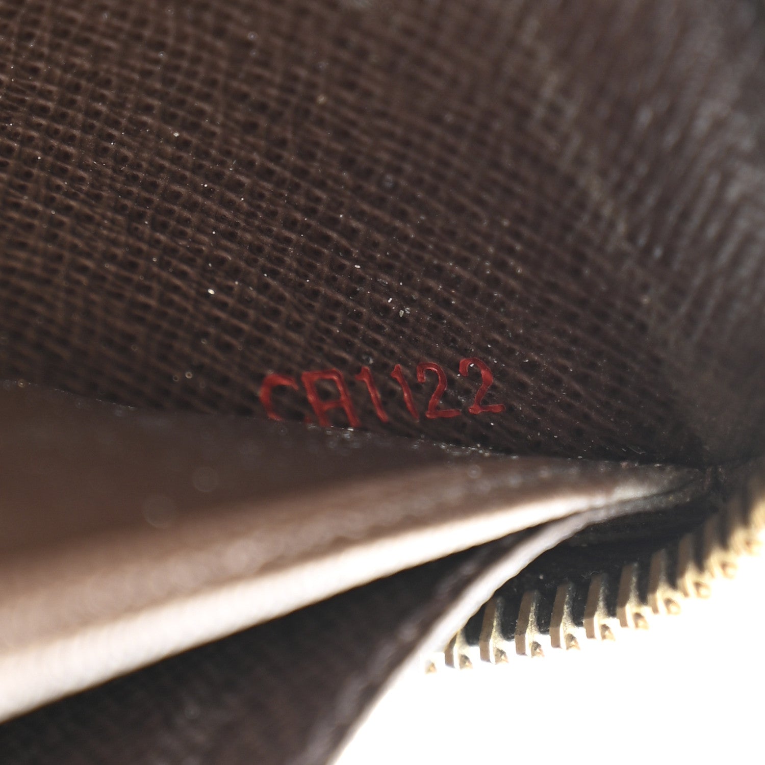 Damier Ebene Zippy Wallet