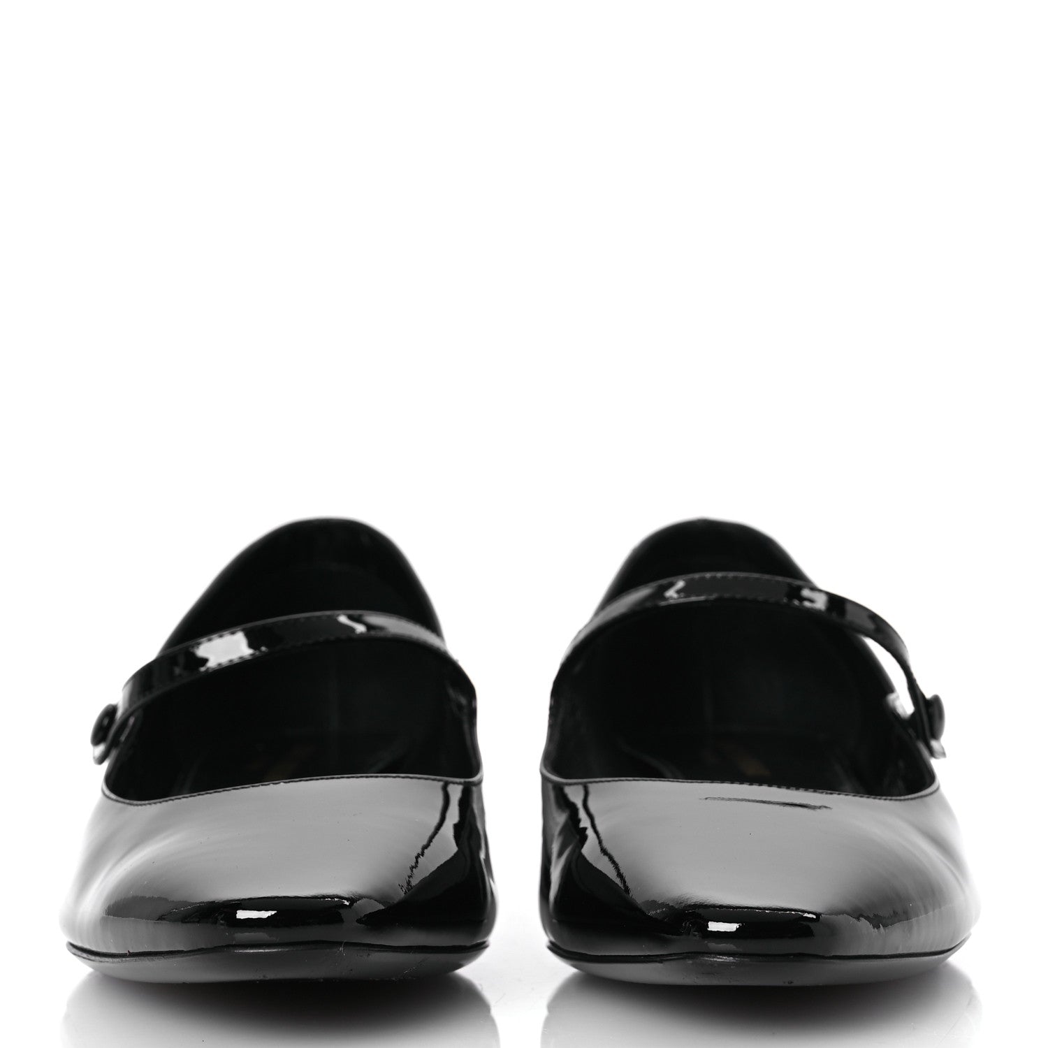 Patent Calfskin Sixtine 20 Pumps 40 Black
