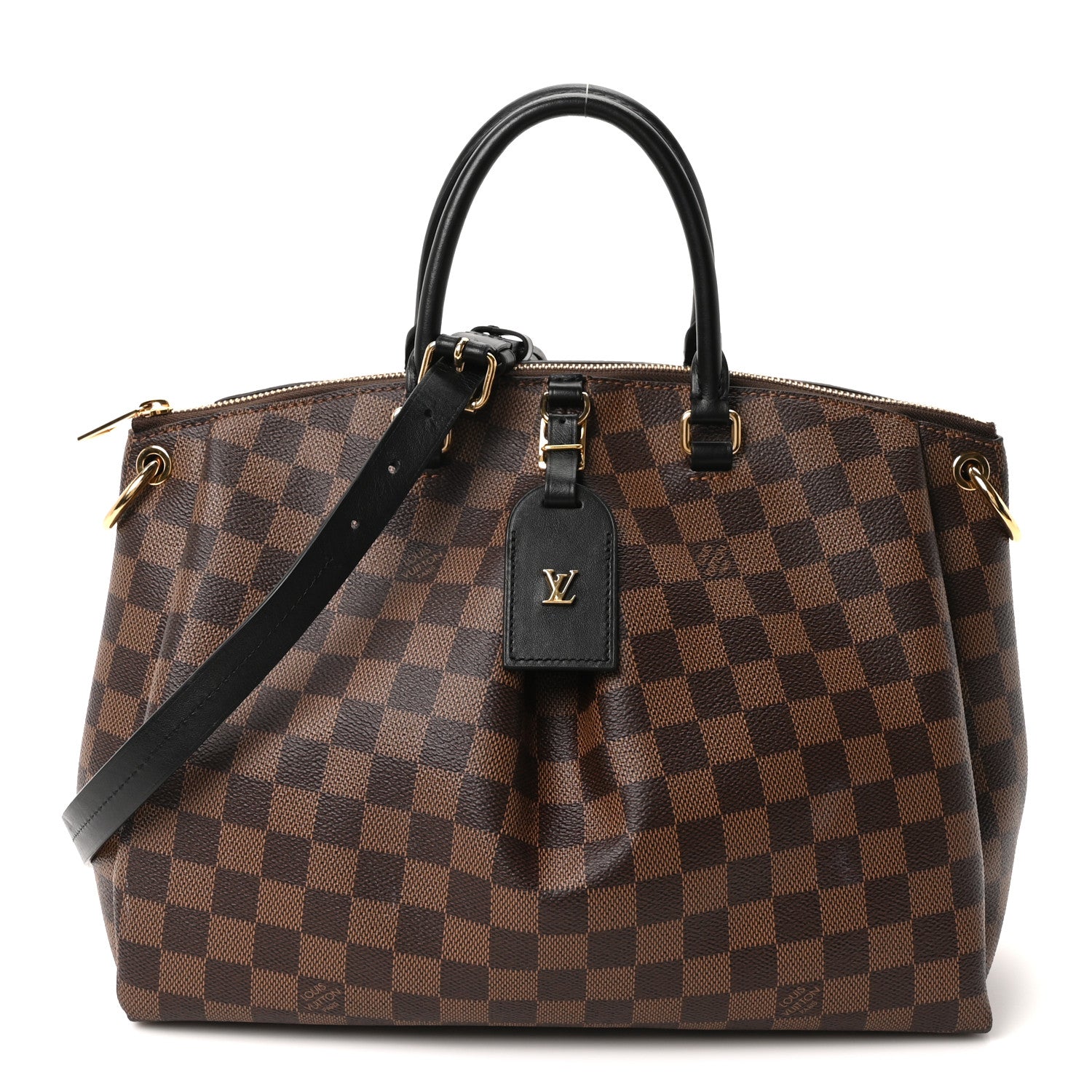 Damier Ebene Odeon Tote MM Black