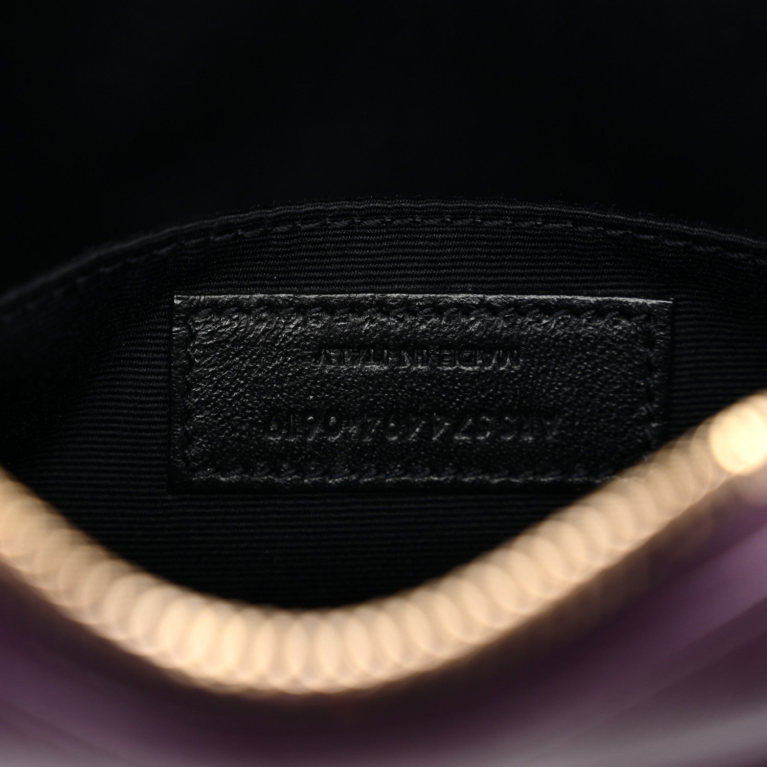 Calfskin Matelasse Monogram Lou Camera Bag Purple