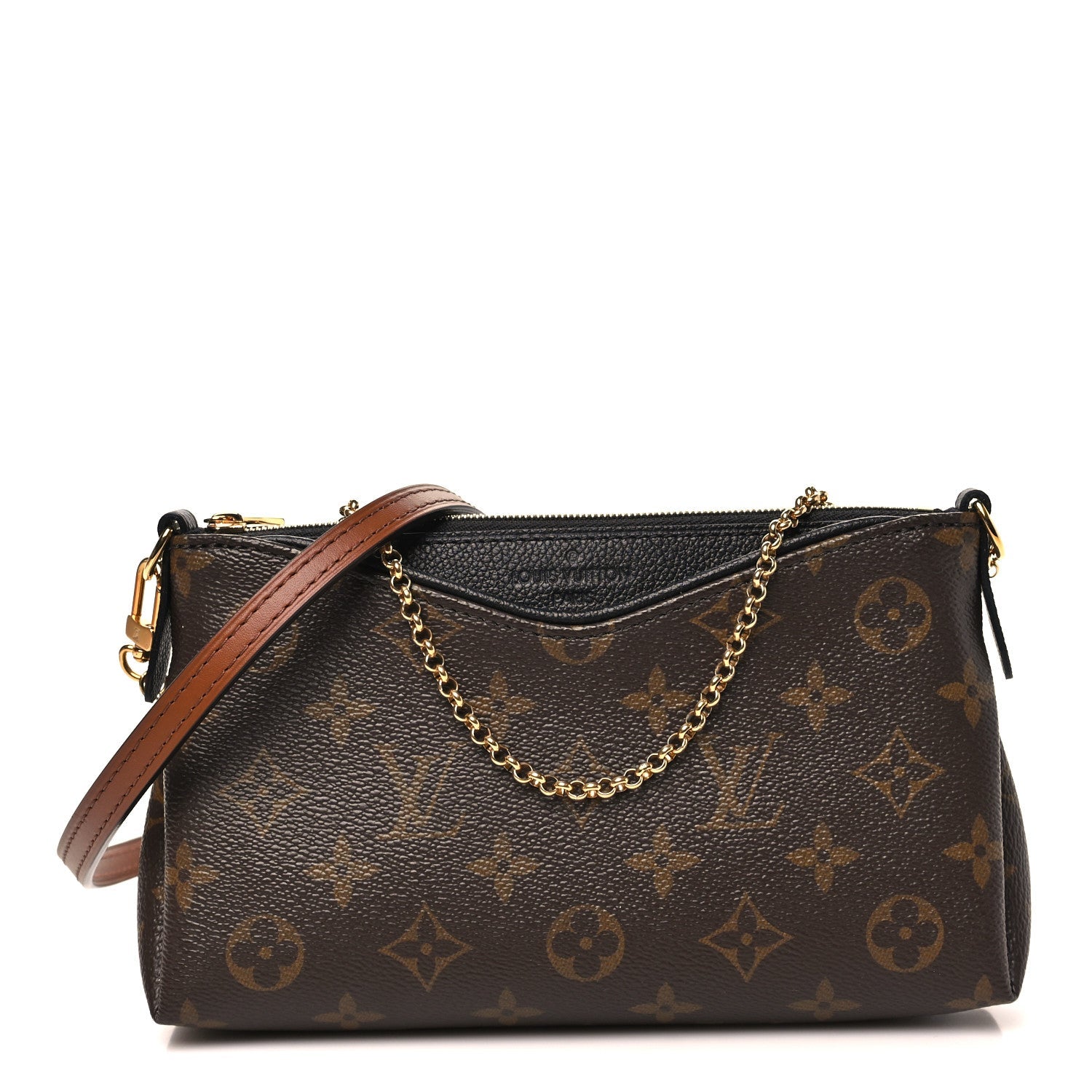 Monogram Pallas Clutch Black