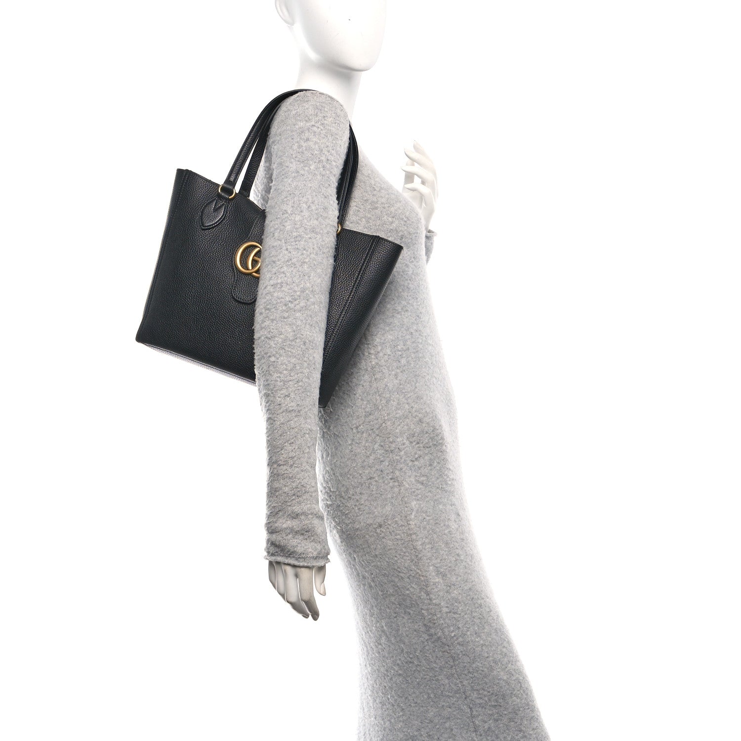 New Sakai Calfskin Lux Small Dahlia Tote Black