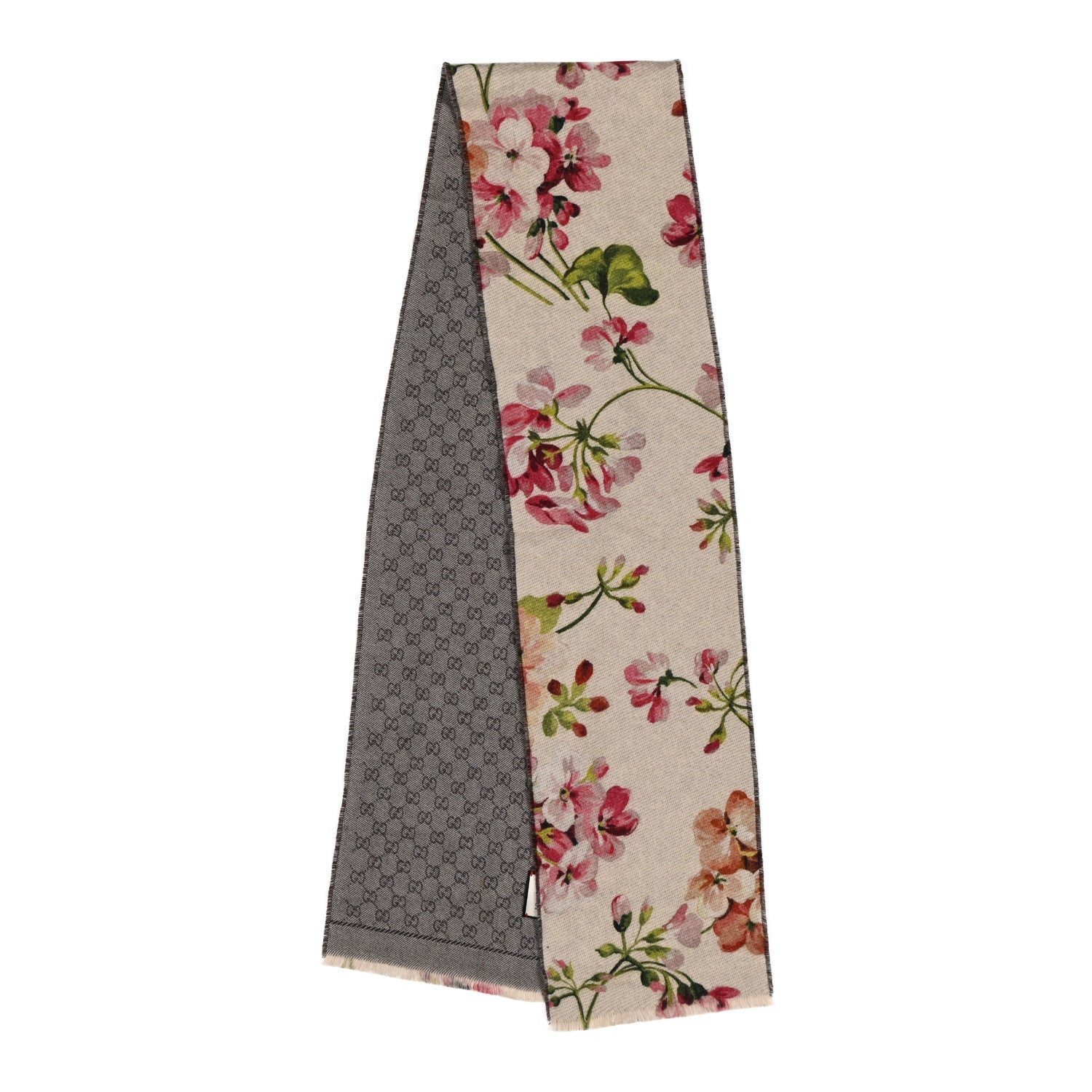 Wool GG Monogram Miniorophin Scarf Beige