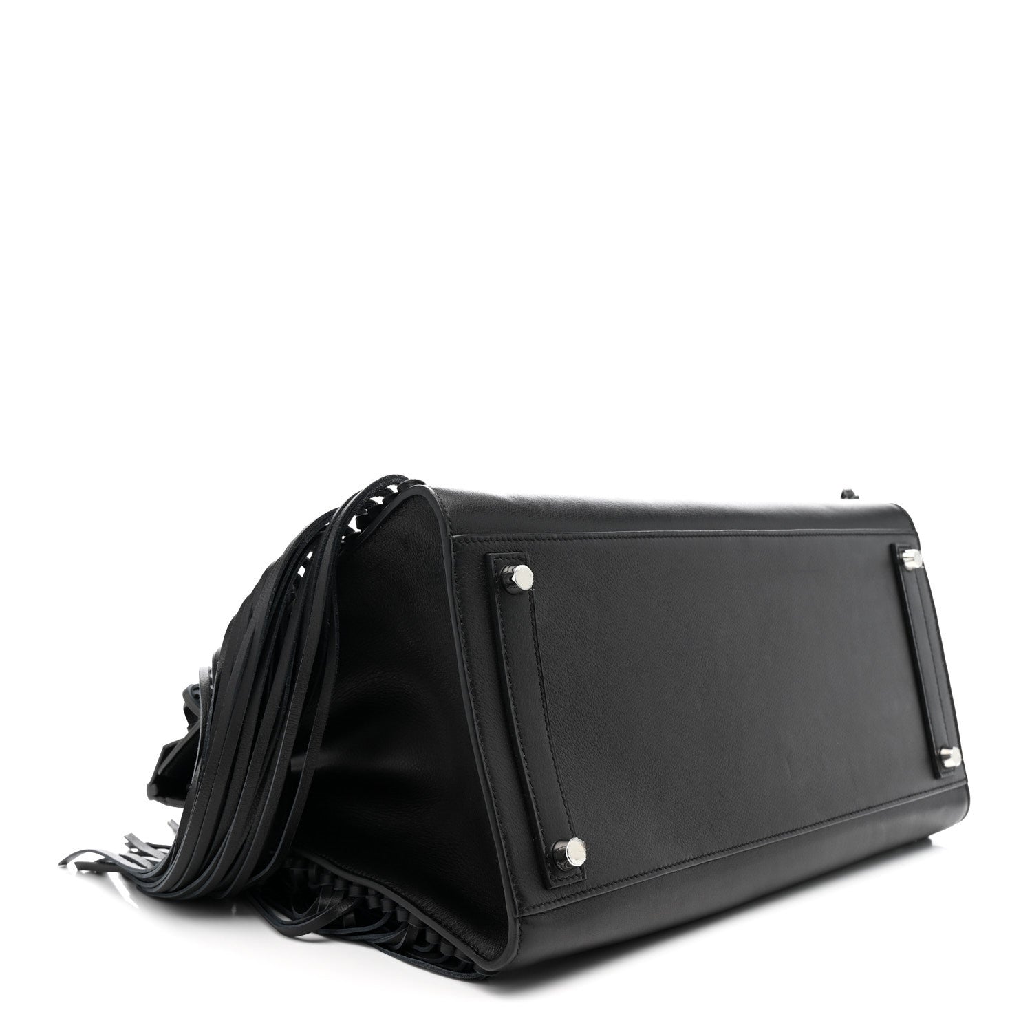 Evergrain Birkin Sellier Anate Fringed 35 Black