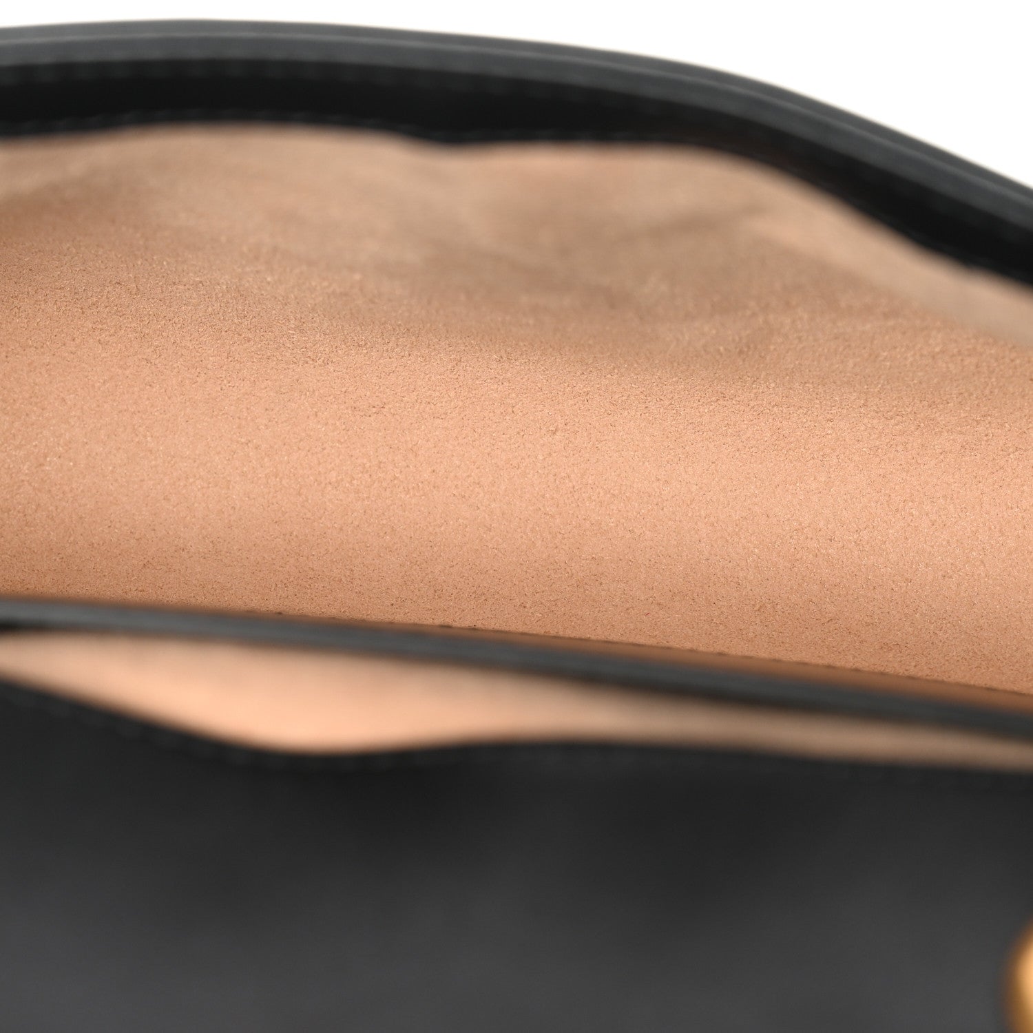 Calfskin Matelasse Mini GG Marmont Shoulder Bag Black