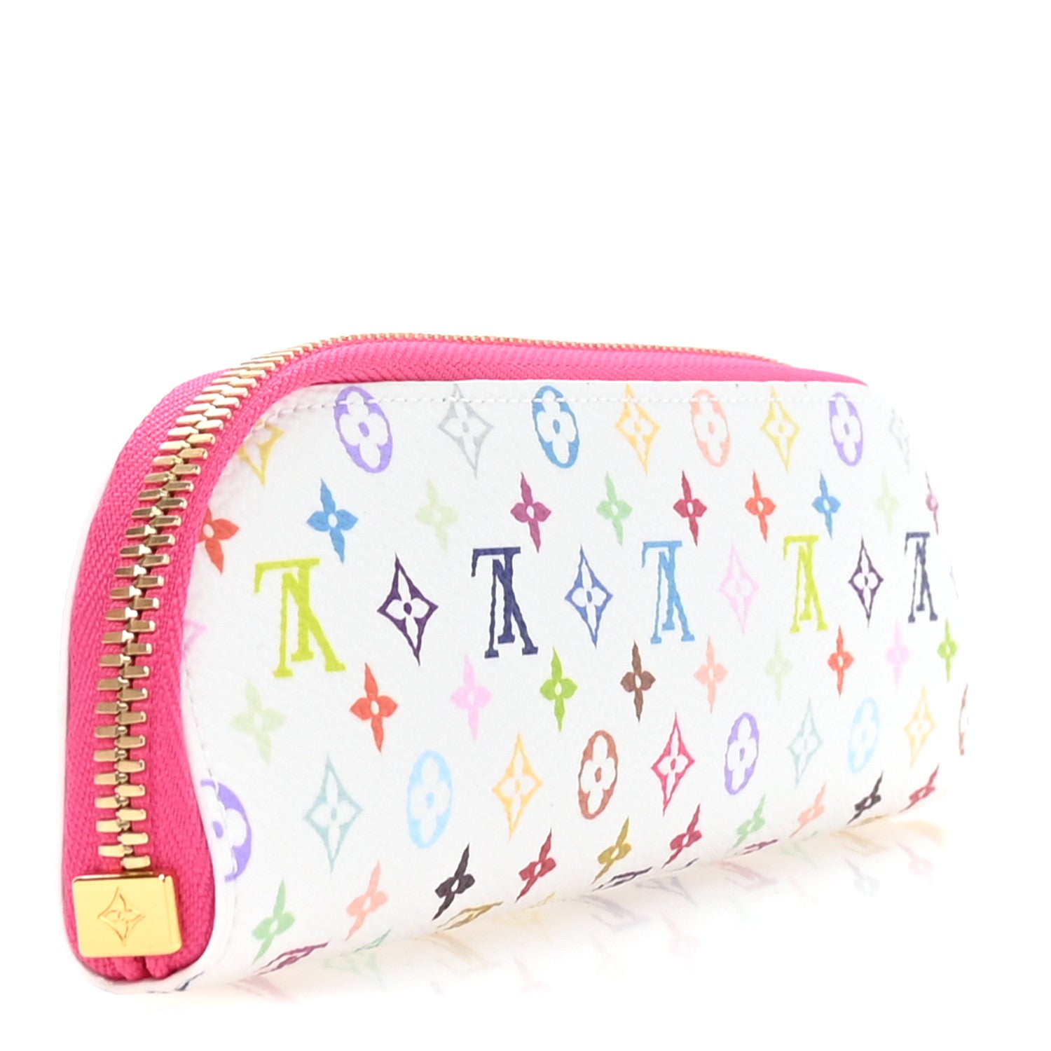 LV X TM Monogram Multicolor Charlotte Pencil Pouch Fuchsia