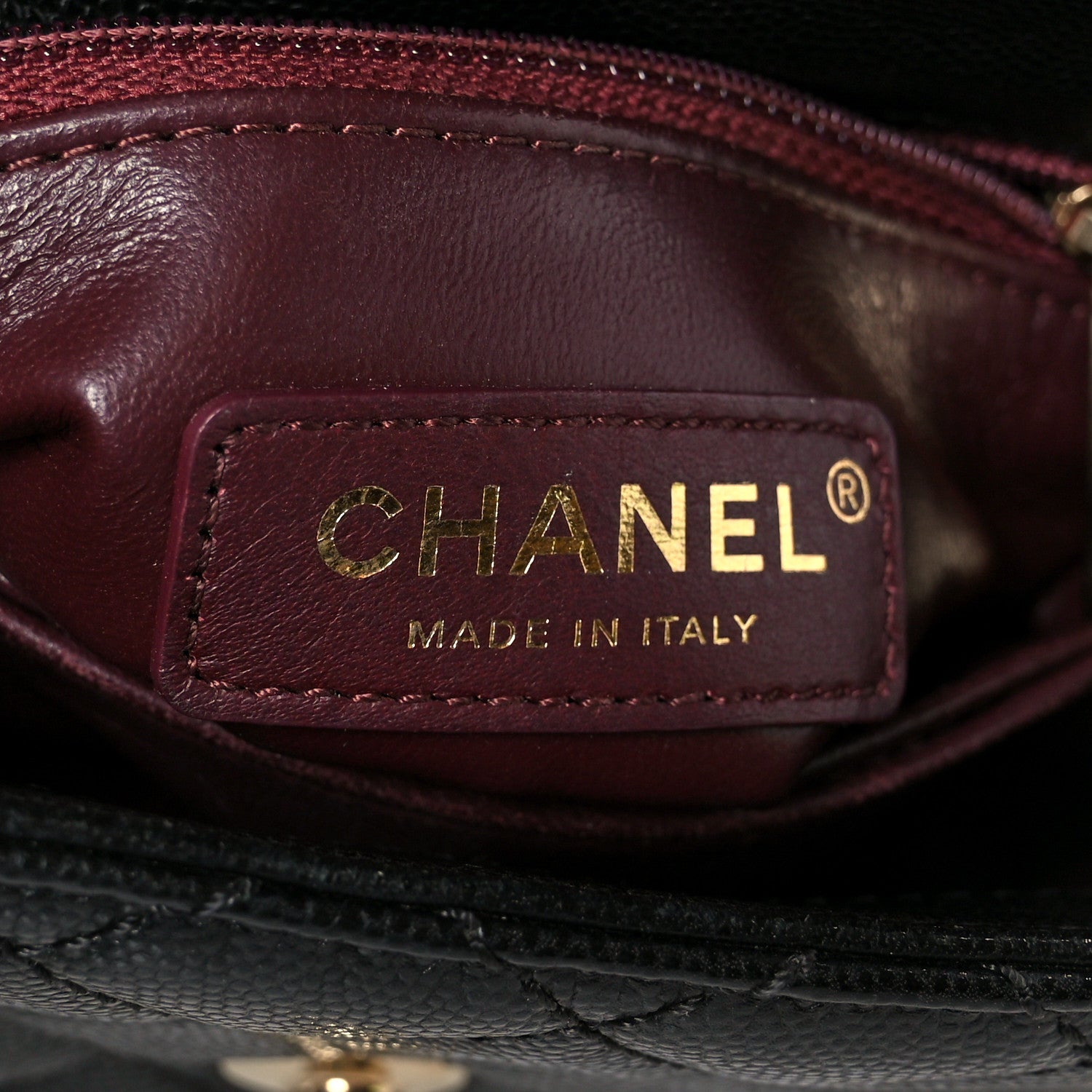 Caviar Quilted Extra Mini Coco Handle Flap Black