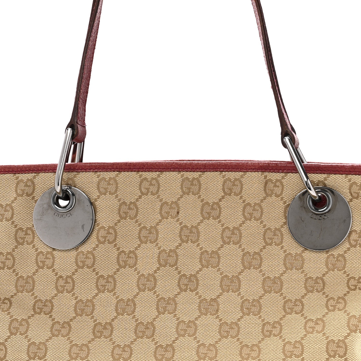 Monogram Large Eclipse Tote Red