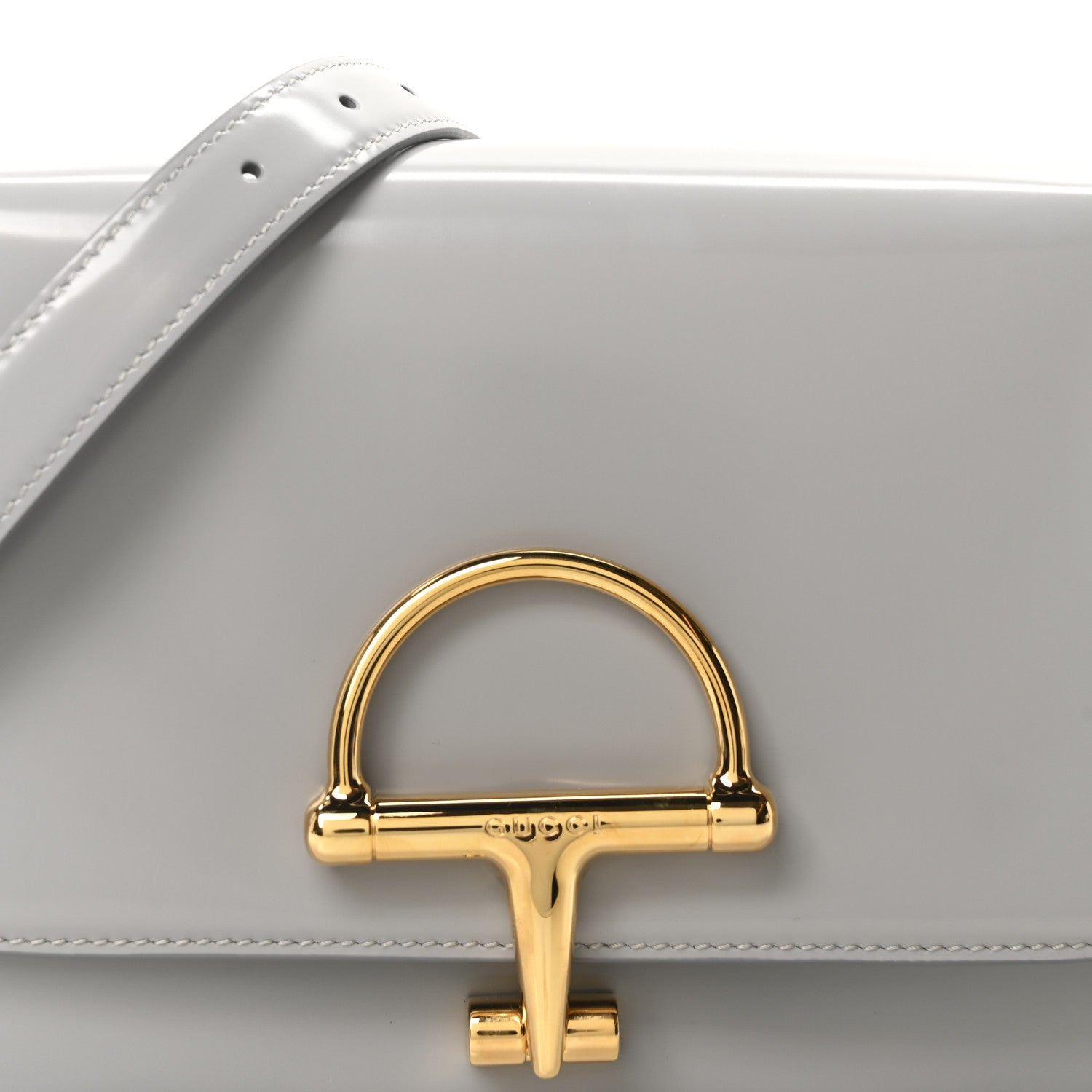 Calfskin Siena Small Shoulder Bag Grey