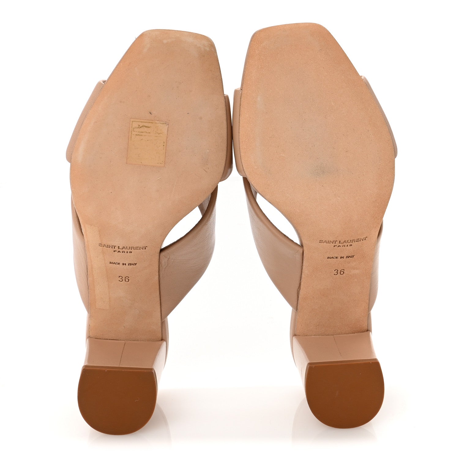 Calfskin LouLou 70 Mules 36 Nude
