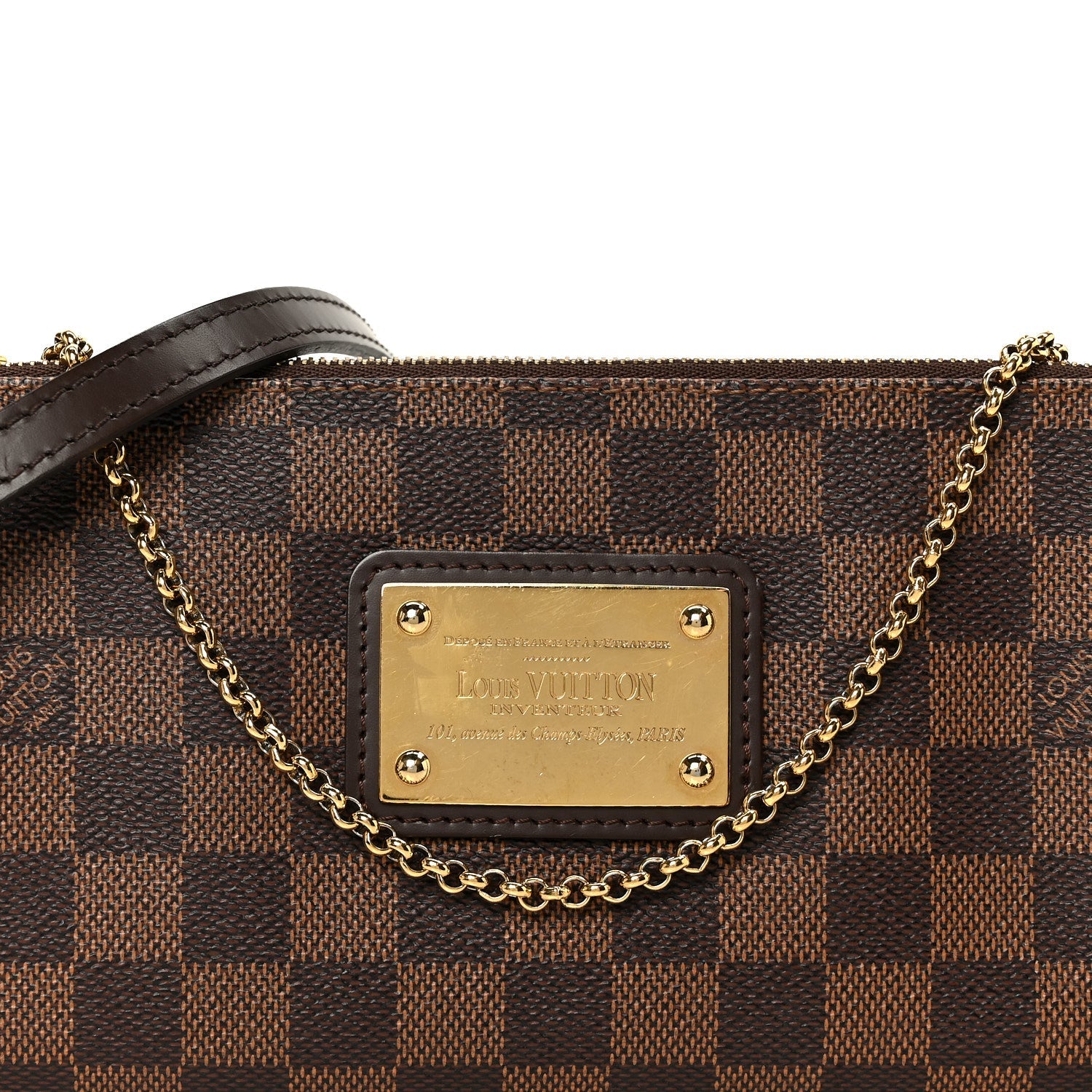 Damier Ebene Eva Clutch