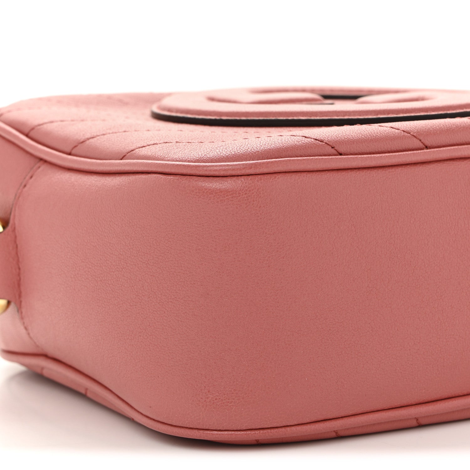 Sakai Be Green Calfskin Diagonal Stitched Small Blondie Shoulder Bag Gorgeus Grace