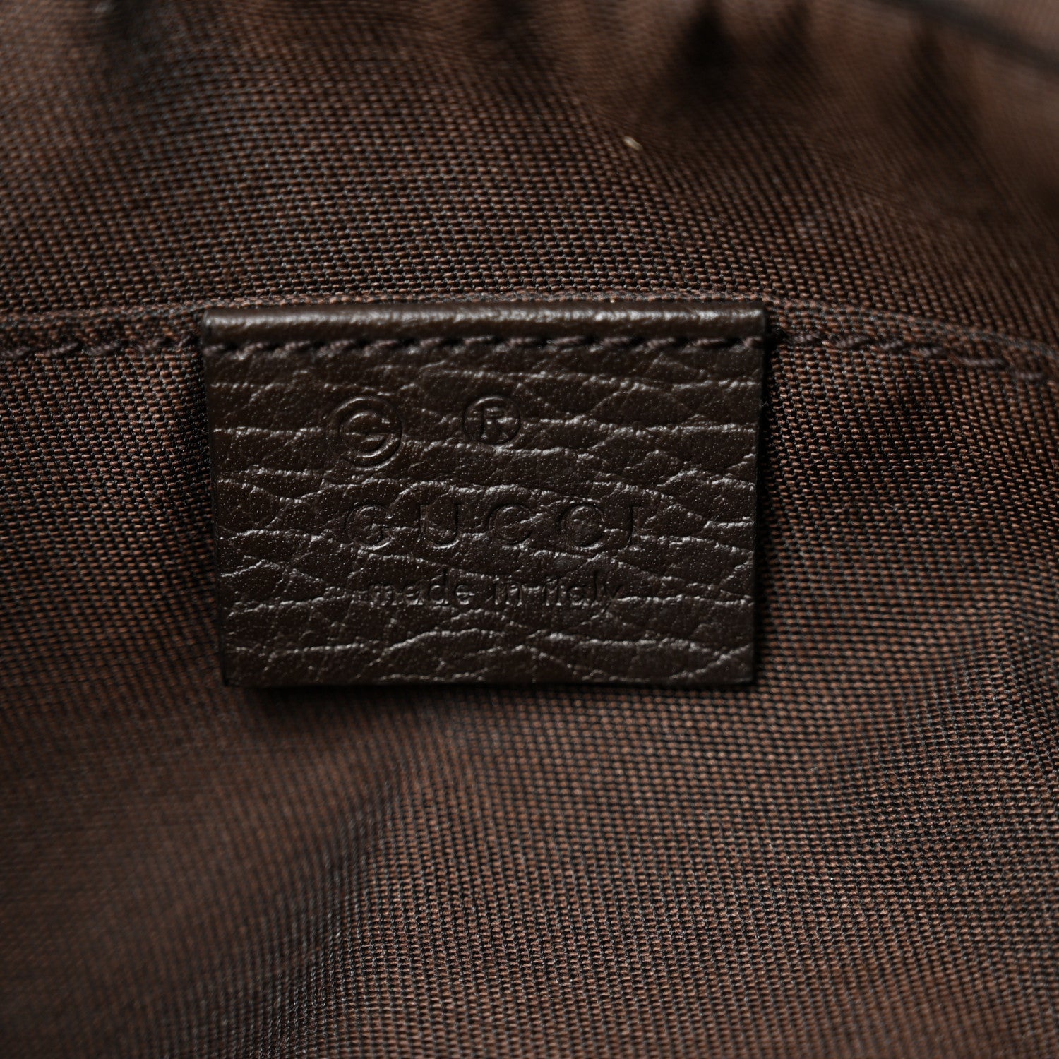 Monogram Belt Bag Dark Brown