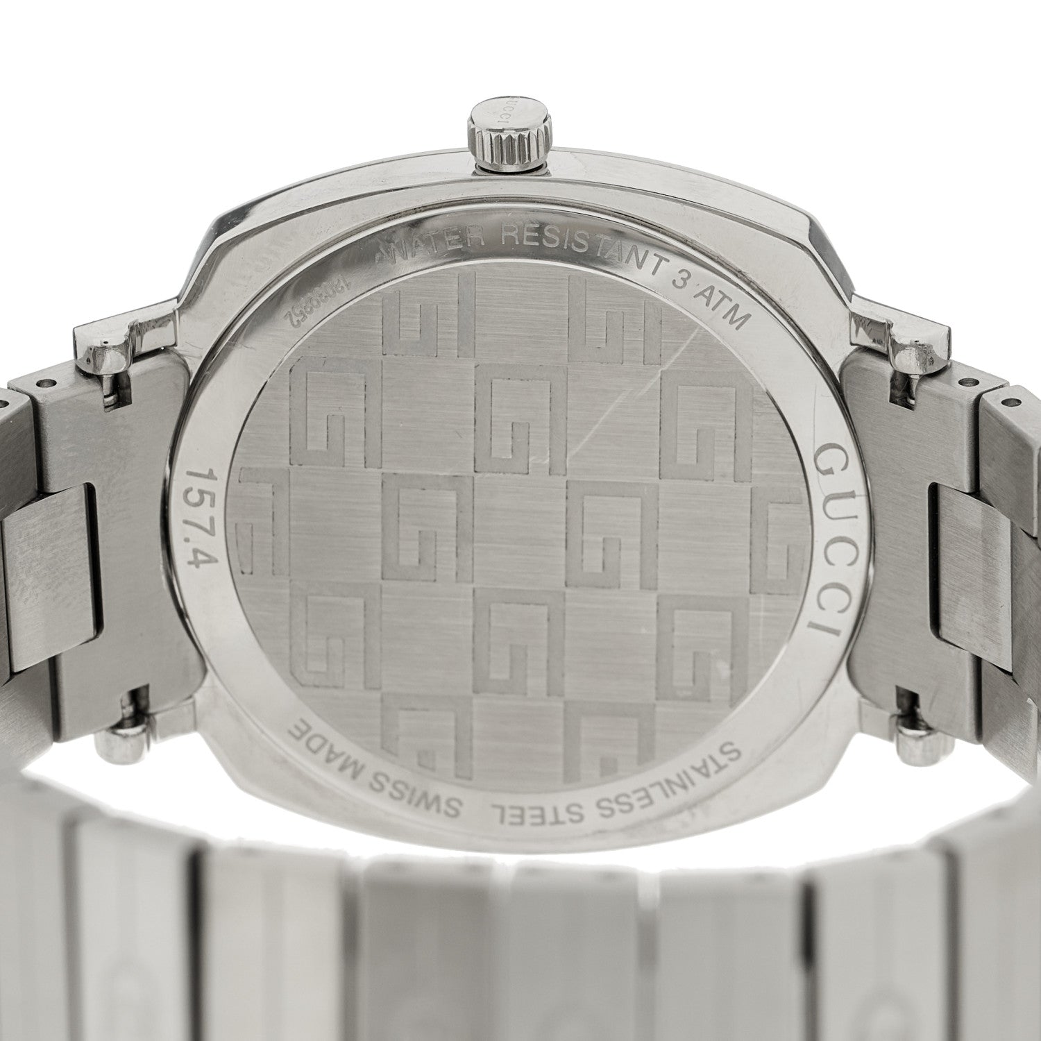 Stainless Steel 35mm Grip Quartz Watch